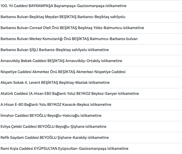 Ceza yemeyin! Hız sınırları değişti, binlerce noktaya radar kondu! İşte İstanbul'daki radar noktaları tam liste 14