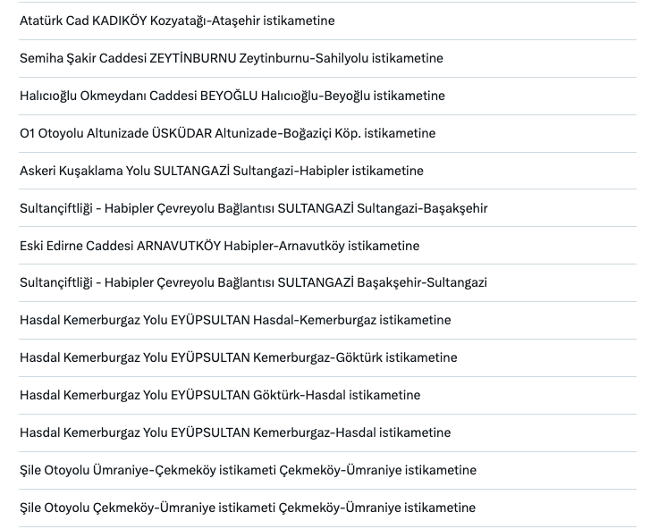 Ceza yemeyin! Hız sınırları değişti, binlerce noktaya radar kondu! İşte İstanbul'daki radar noktaları tam liste 17