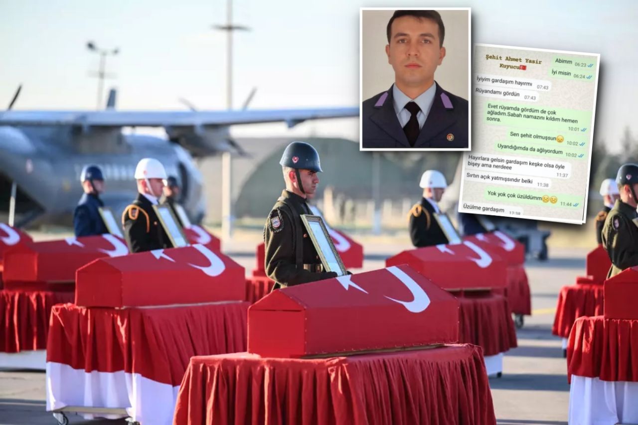 Faciadan saatler önce... Şehit Ahmet Yasir Kuyucu’nun kız kardeşiyle son konuşması ortaya çıktı! "Sen şehit olmuşsun…" 1