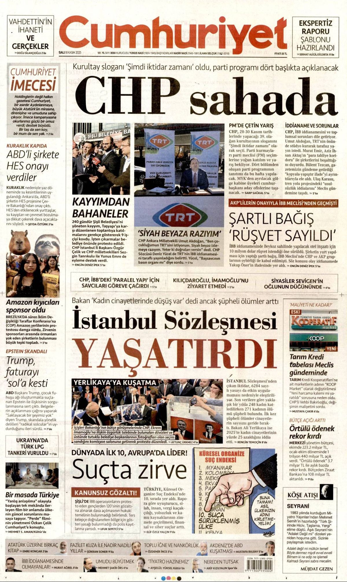 PKK, 45 yıl sonra Zap'tan çekildi! Peki uzmanlar ne diyor? İşte 18 Kasım gazete manşetleri... 9