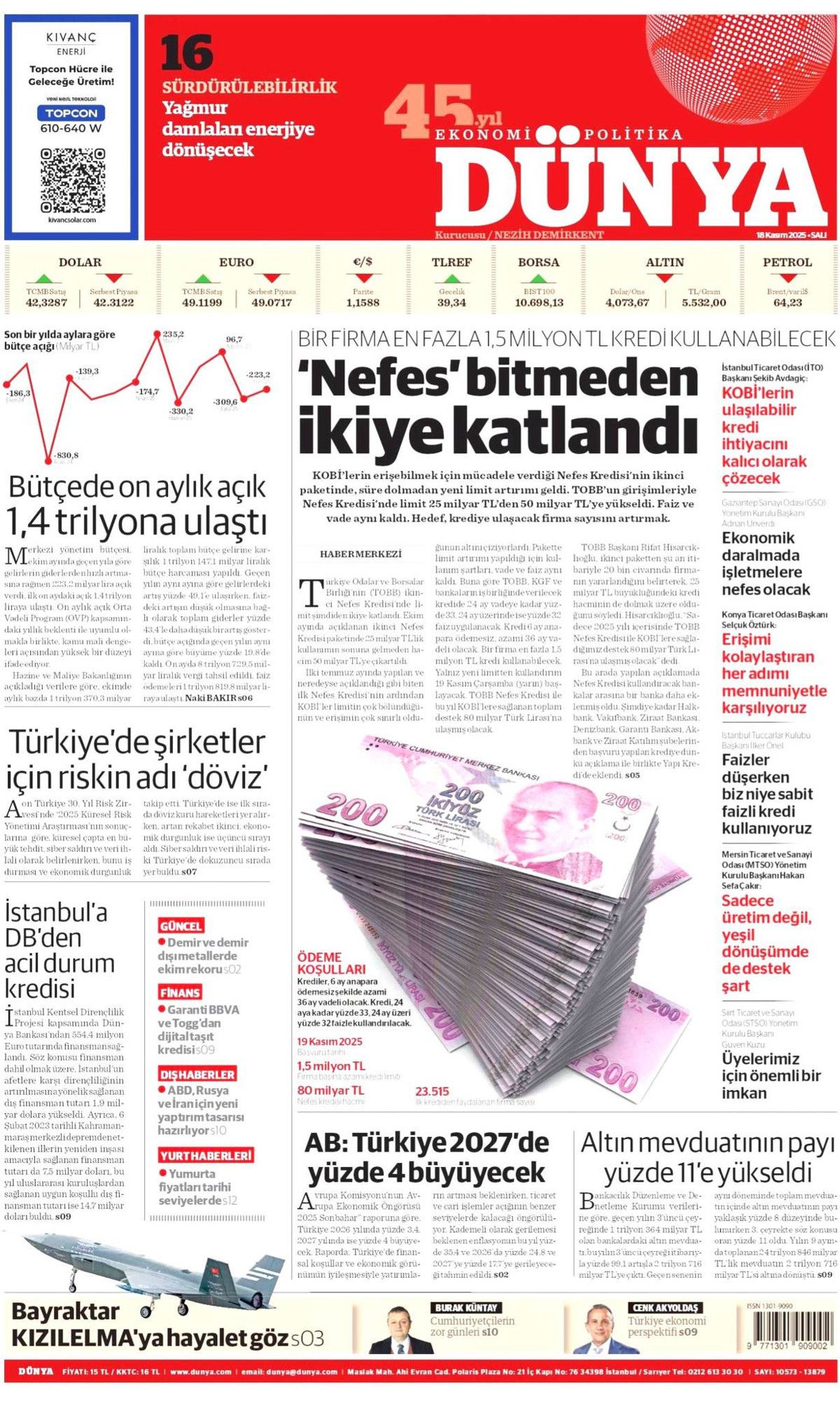 PKK, 45 yıl sonra Zap'tan çekildi! Peki uzmanlar ne diyor? İşte 18 Kasım gazete manşetleri... 14
