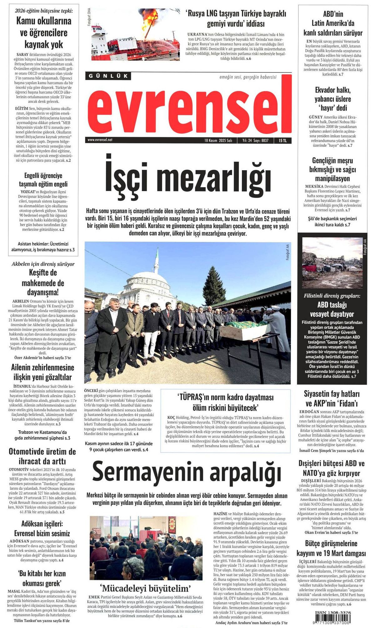 PKK, 45 yıl sonra Zap'tan çekildi! Peki uzmanlar ne diyor? İşte 18 Kasım gazete manşetleri... 18