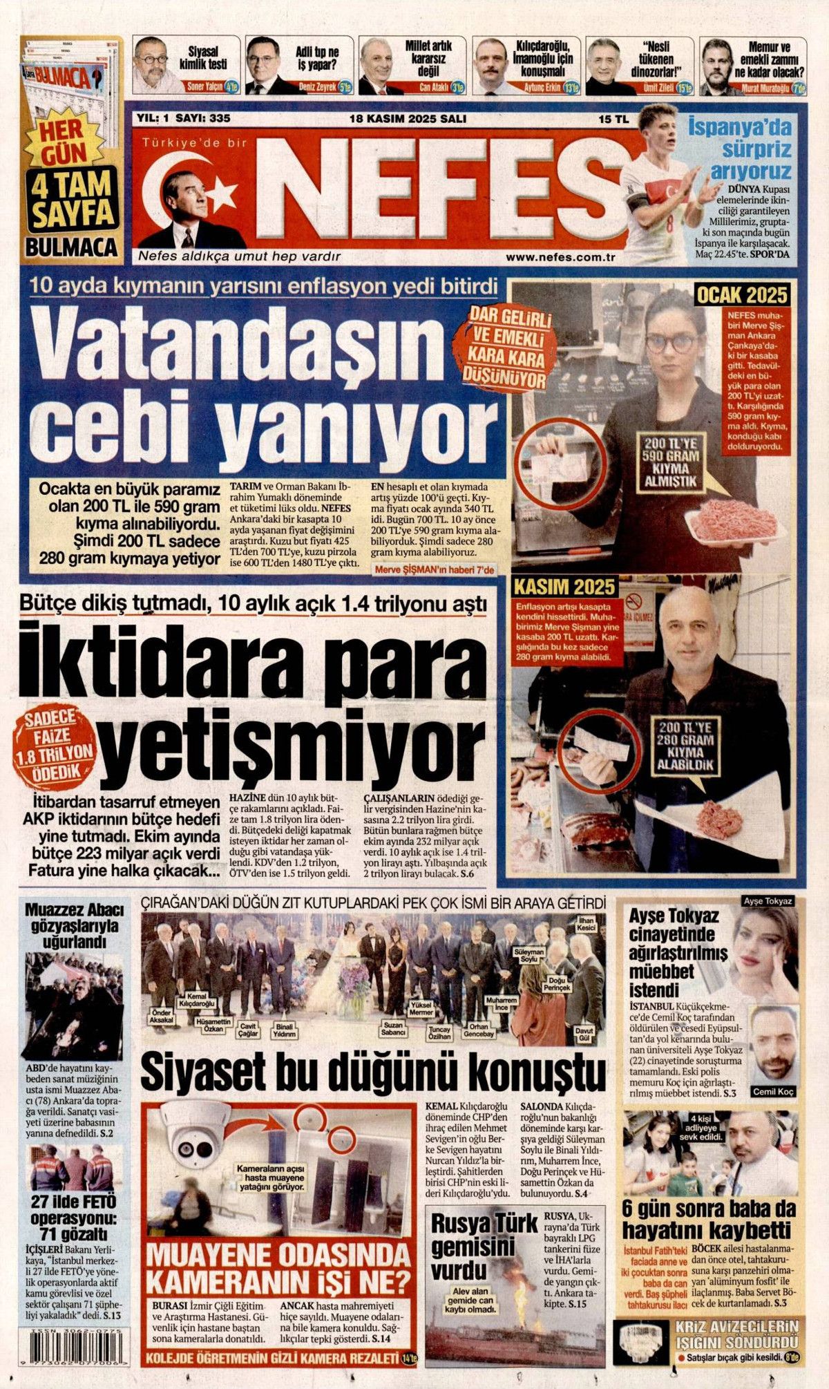 PKK, 45 yıl sonra Zap'tan çekildi! Peki uzmanlar ne diyor? İşte 18 Kasım gazete manşetleri... 23