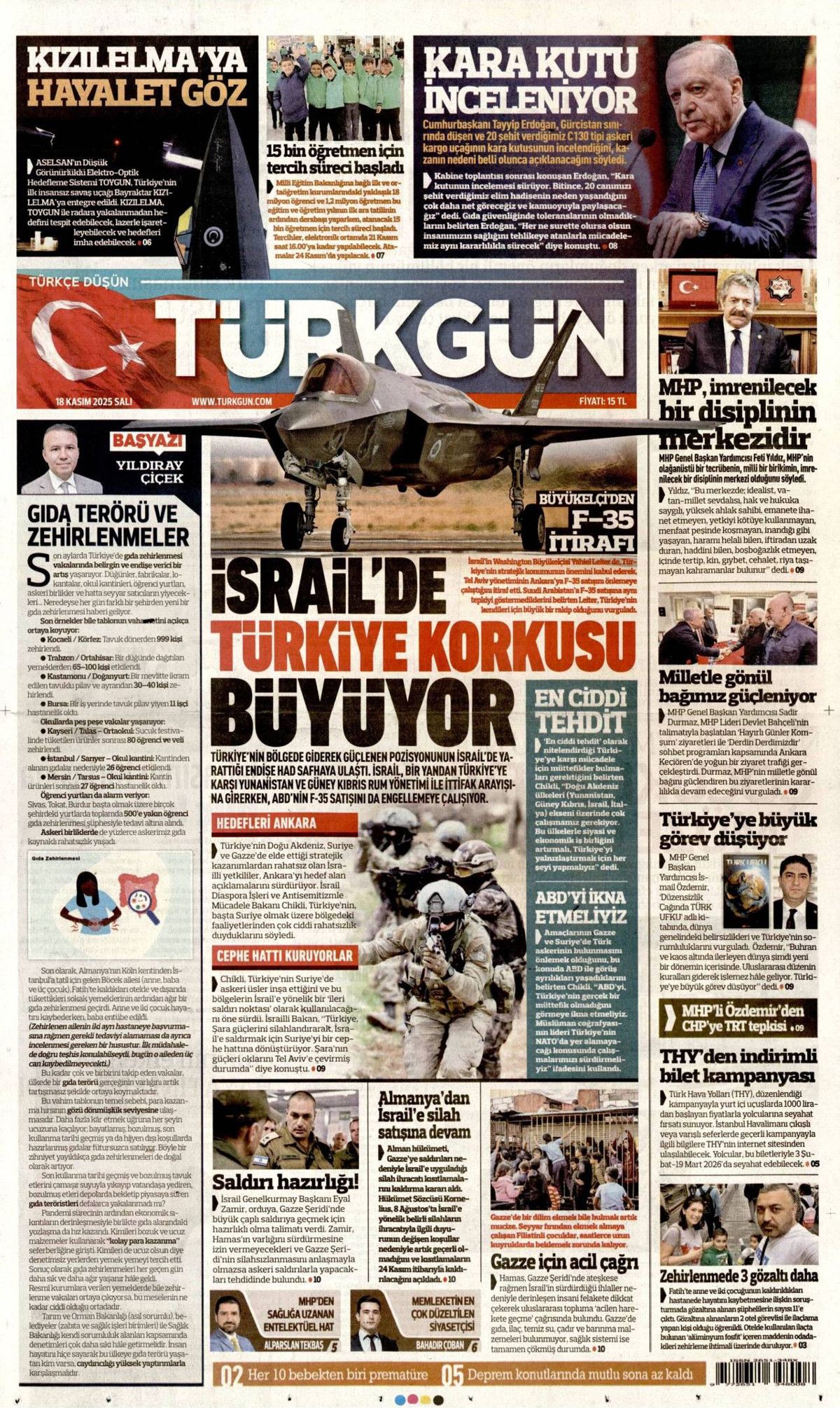 PKK, 45 yıl sonra Zap'tan çekildi! Peki uzmanlar ne diyor? İşte 18 Kasım gazete manşetleri... 8