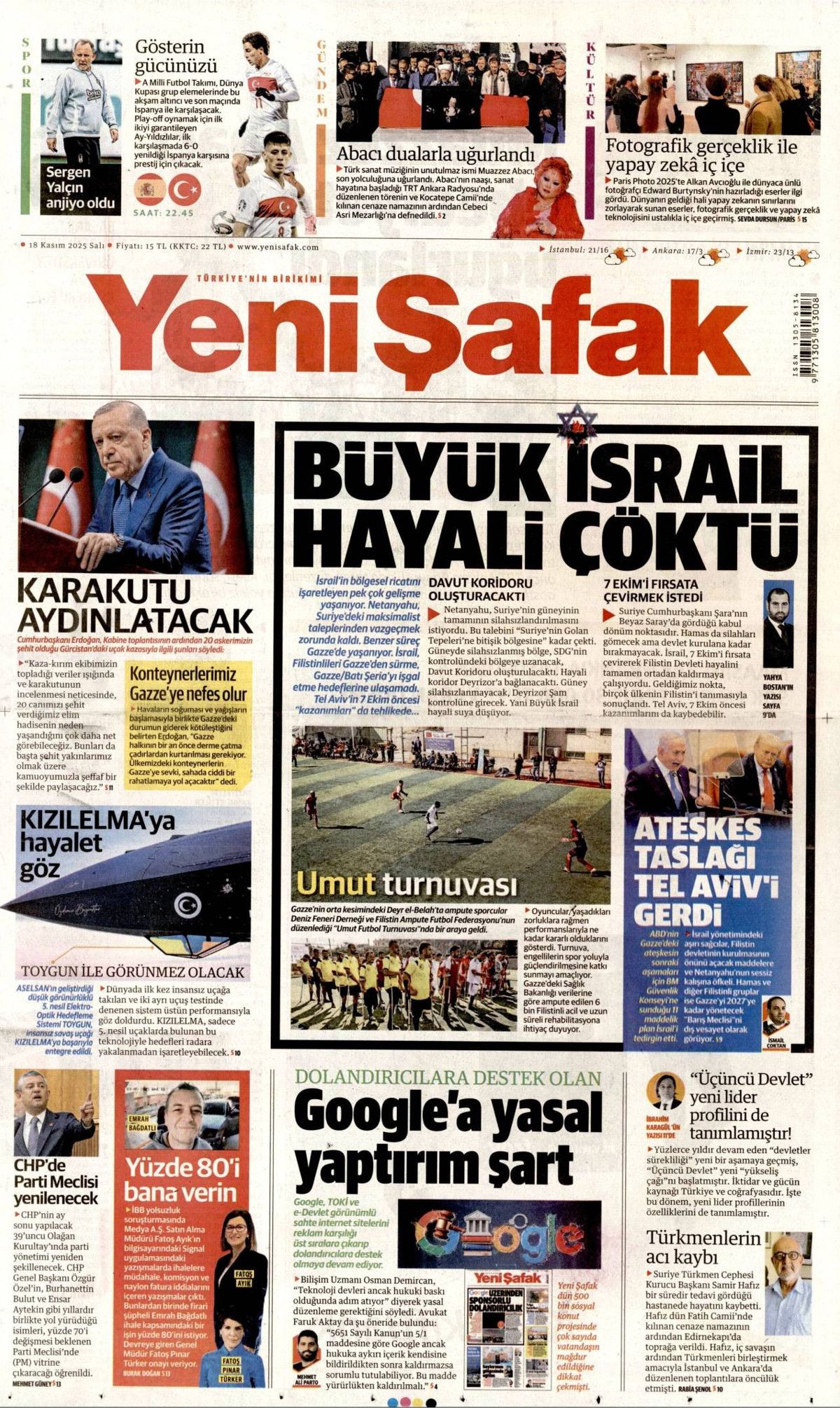 PKK, 45 yıl sonra Zap'tan çekildi! Peki uzmanlar ne diyor? İşte 18 Kasım gazete manşetleri... 10
