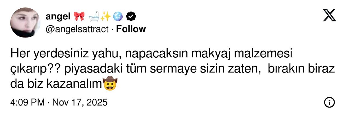 "Makyaj masanızda bana da yer açın" diyerek kozmetik sektörüne giriş yapan Arzu Sabancı sosyal medyanın diline düştü 3
