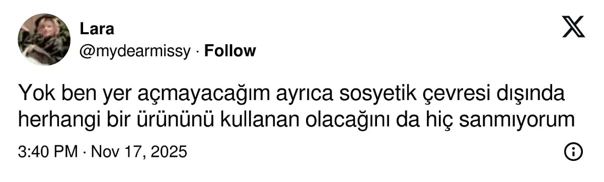 "Makyaj masanızda bana da yer açın" diyerek kozmetik sektörüne giriş yapan Arzu Sabancı sosyal medyanın diline düştü 5