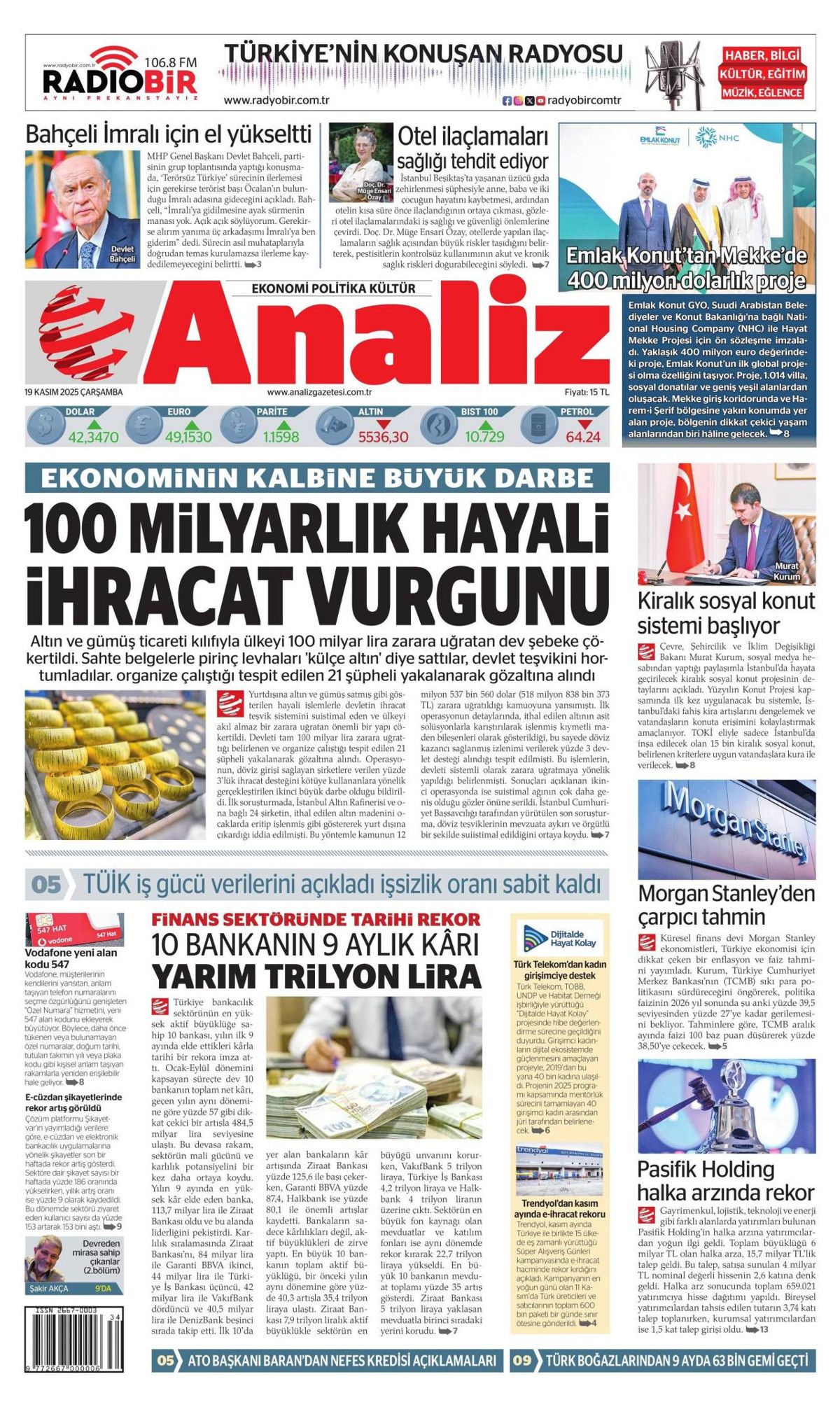 Devlet Bahçeli'nin İmralı resti manşetlerde! Hangi gazete nasıl gördü? 25