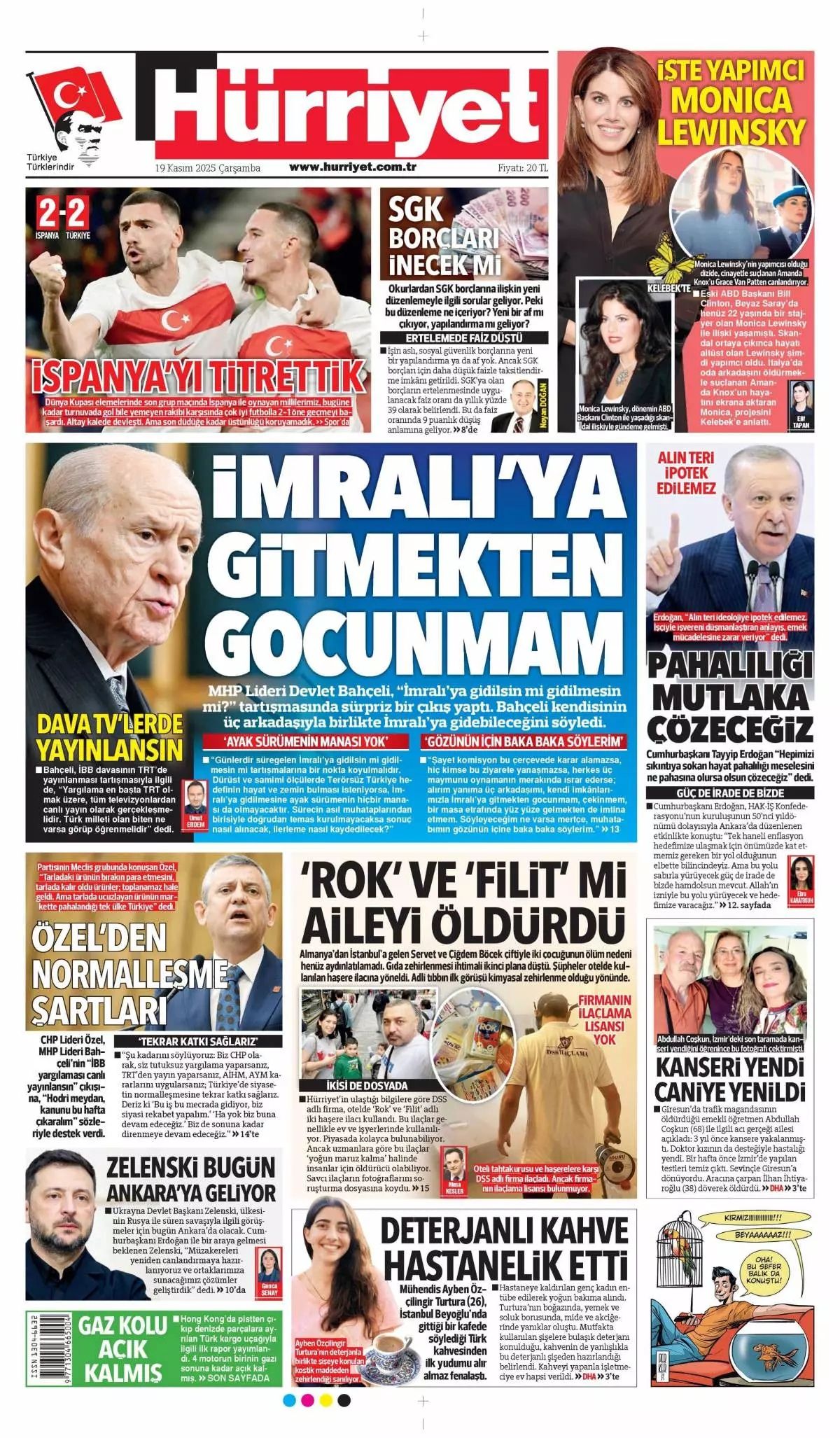 Devlet Bahçeli'nin İmralı resti manşetlerde! Hangi gazete nasıl gördü? 1