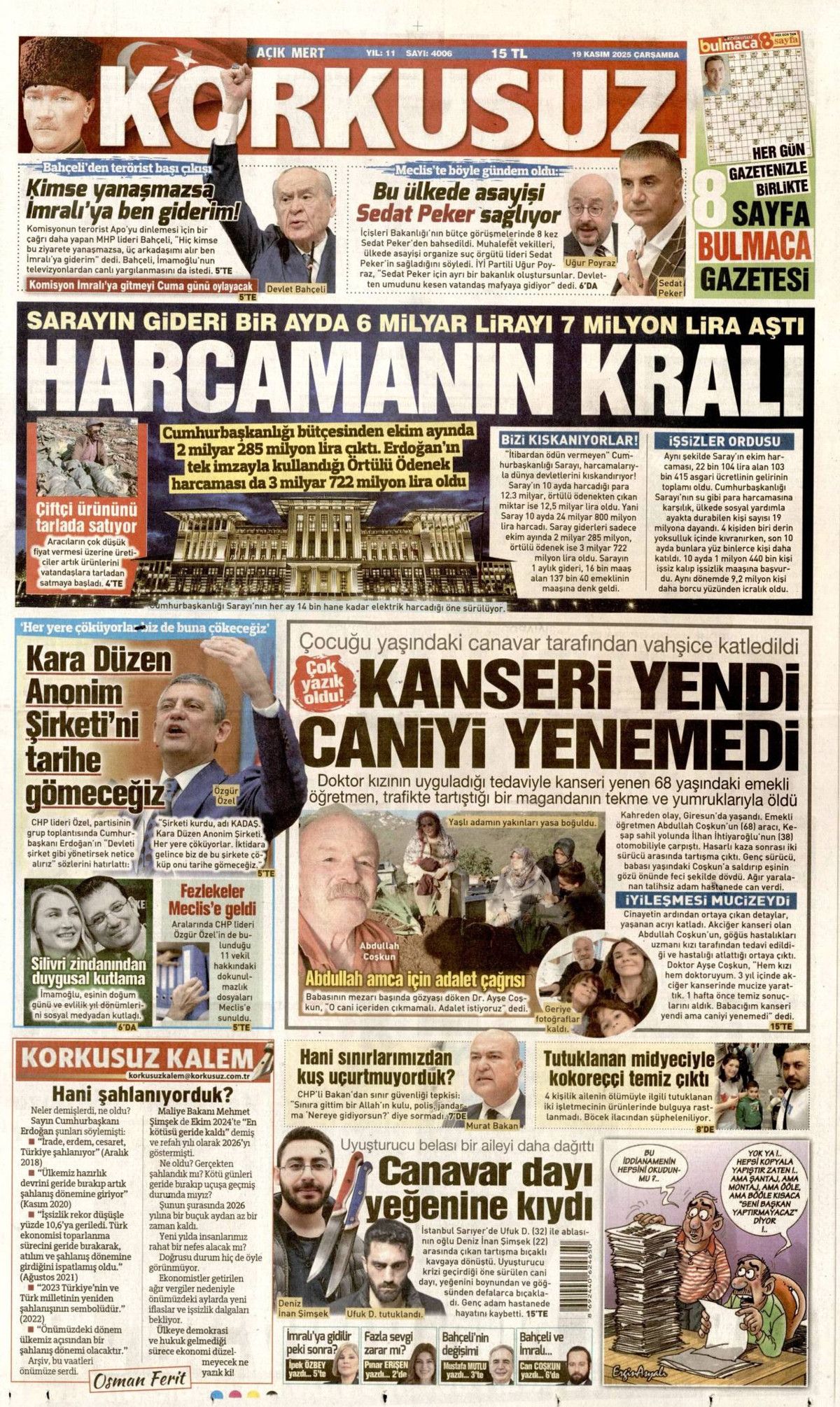 Devlet Bahçeli'nin İmralı resti manşetlerde! Hangi gazete nasıl gördü? 22