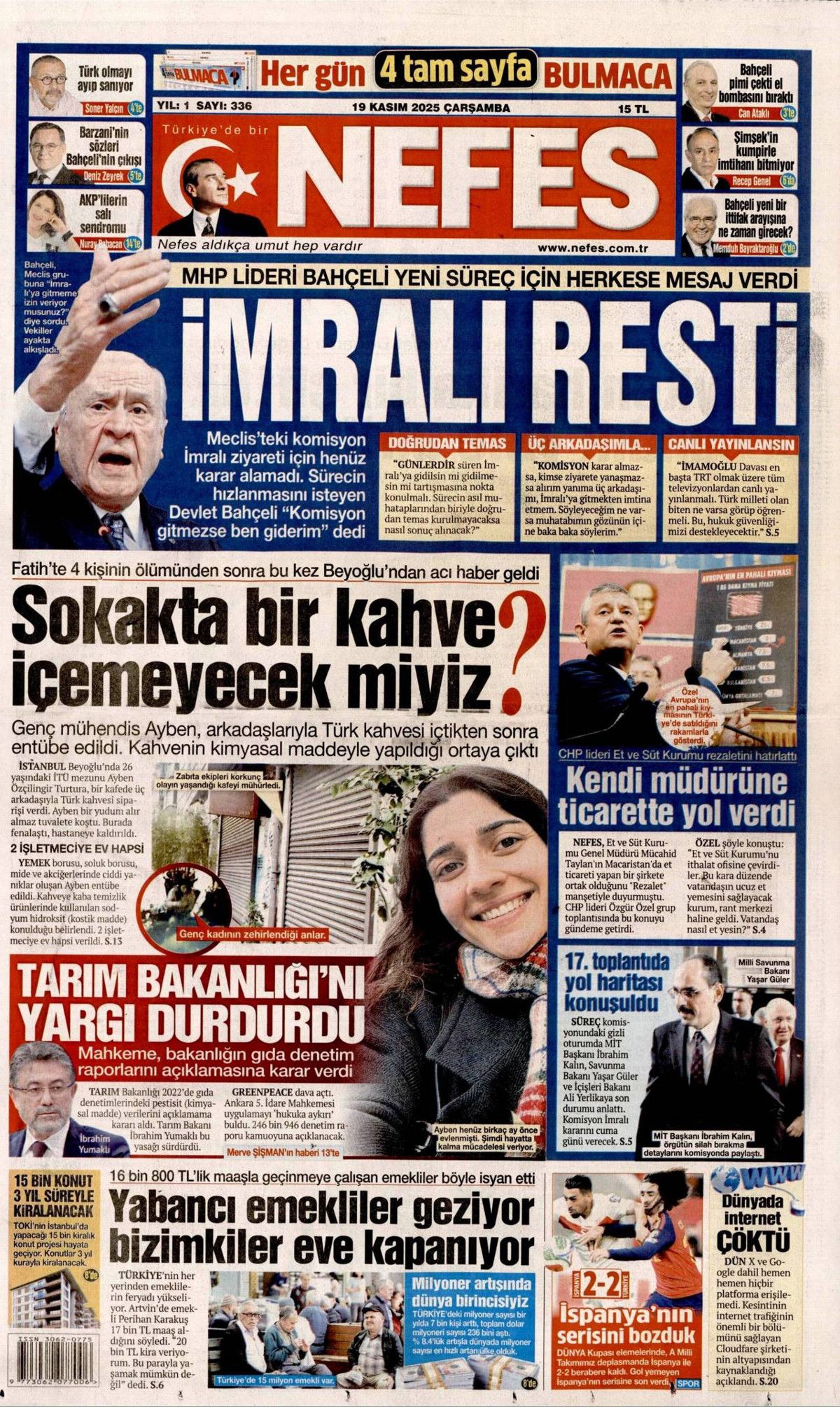 Devlet Bahçeli'nin İmralı resti manşetlerde! Hangi gazete nasıl gördü? 24