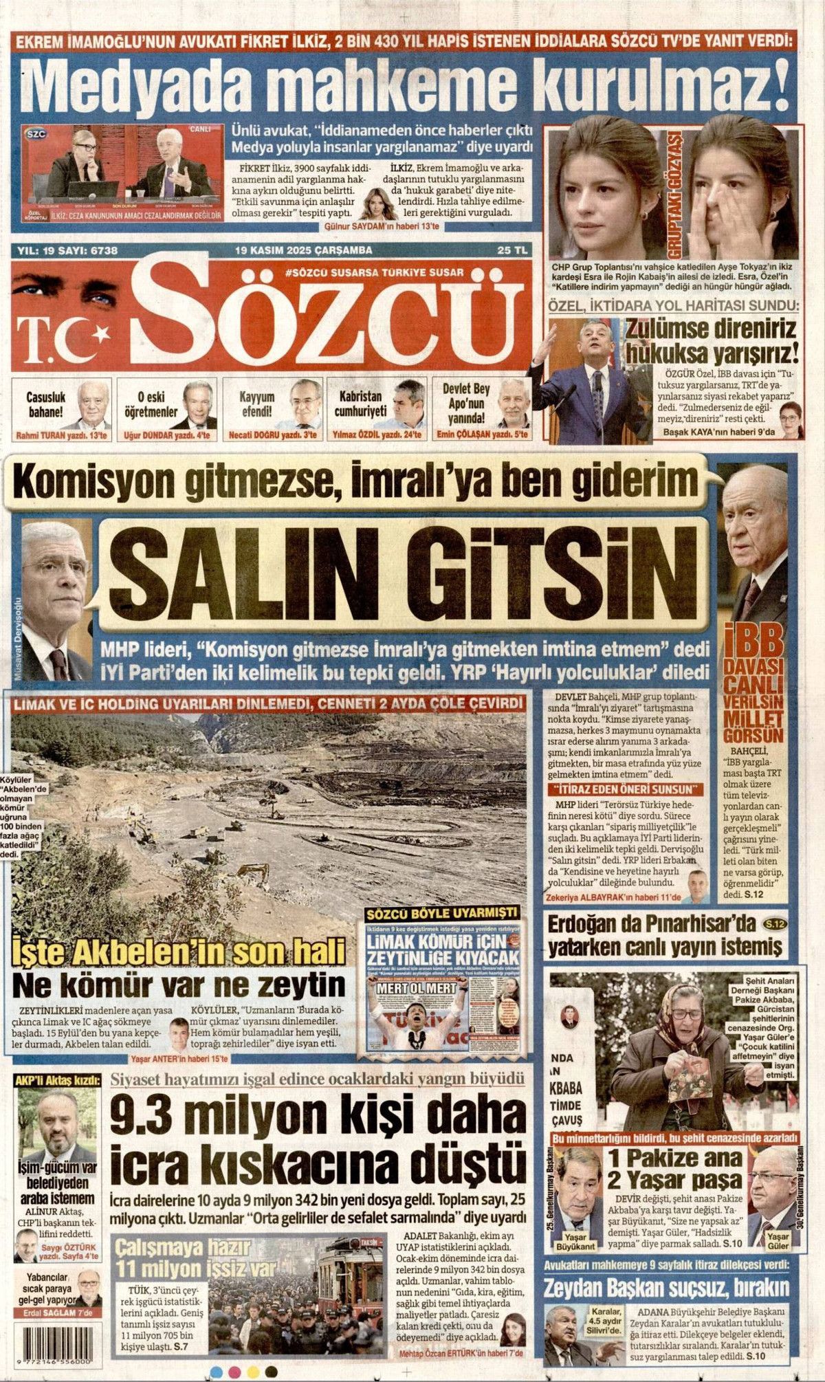 Devlet Bahçeli'nin İmralı resti manşetlerde! Hangi gazete nasıl gördü? 4