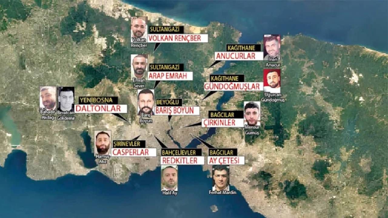 Sultangazi’den Yenibosna'ya... İstanbul’un kara listesi: Çeteler ve etki alanları 1