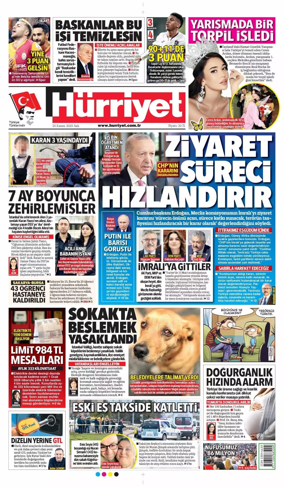 İmralı heyeti olumlu döndü! Terörsüz Türkiye Komisyonu-Öcalan görüşmesi manşetlerde... 2