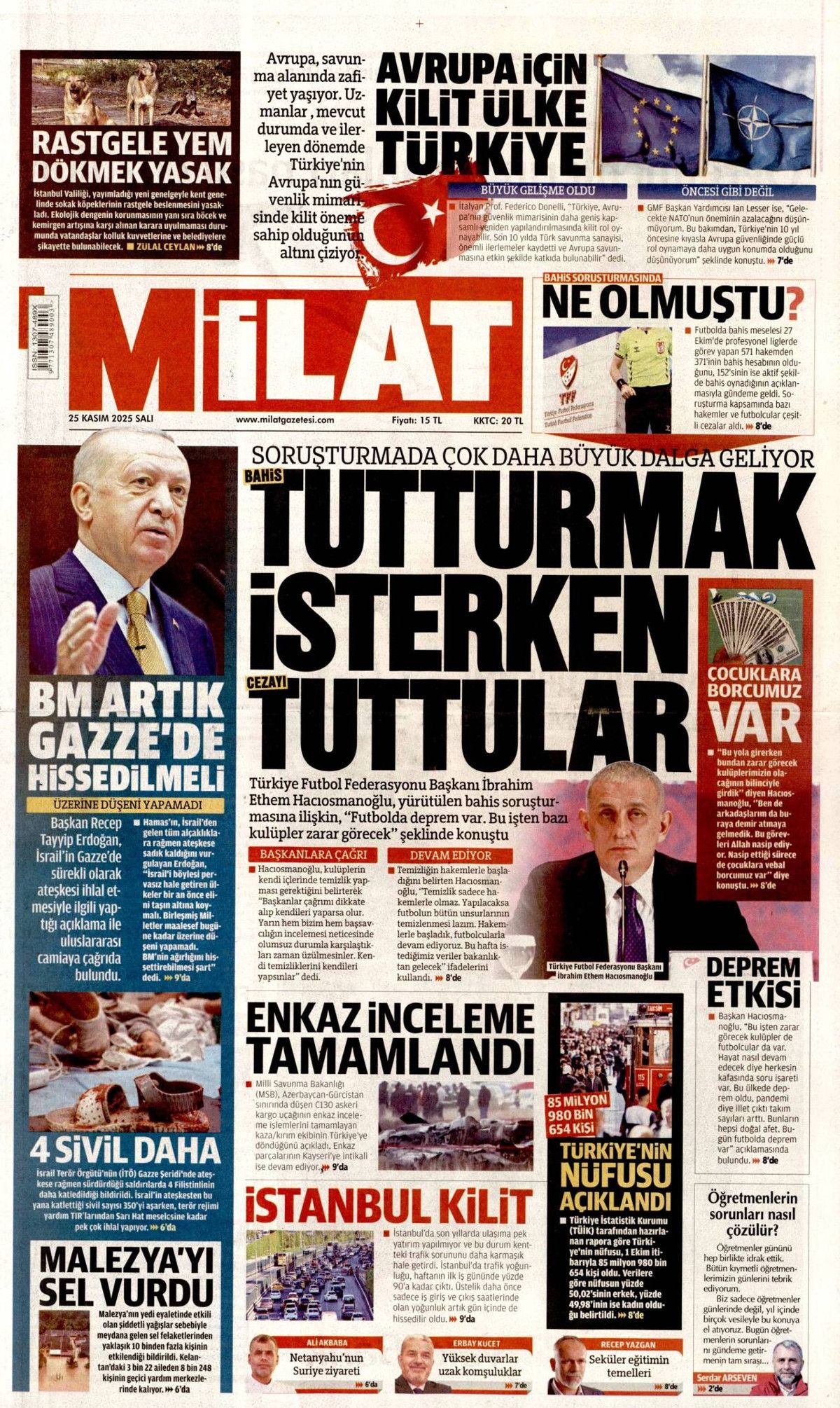 İmralı heyeti olumlu döndü! Terörsüz Türkiye Komisyonu-Öcalan görüşmesi manşetlerde... 16