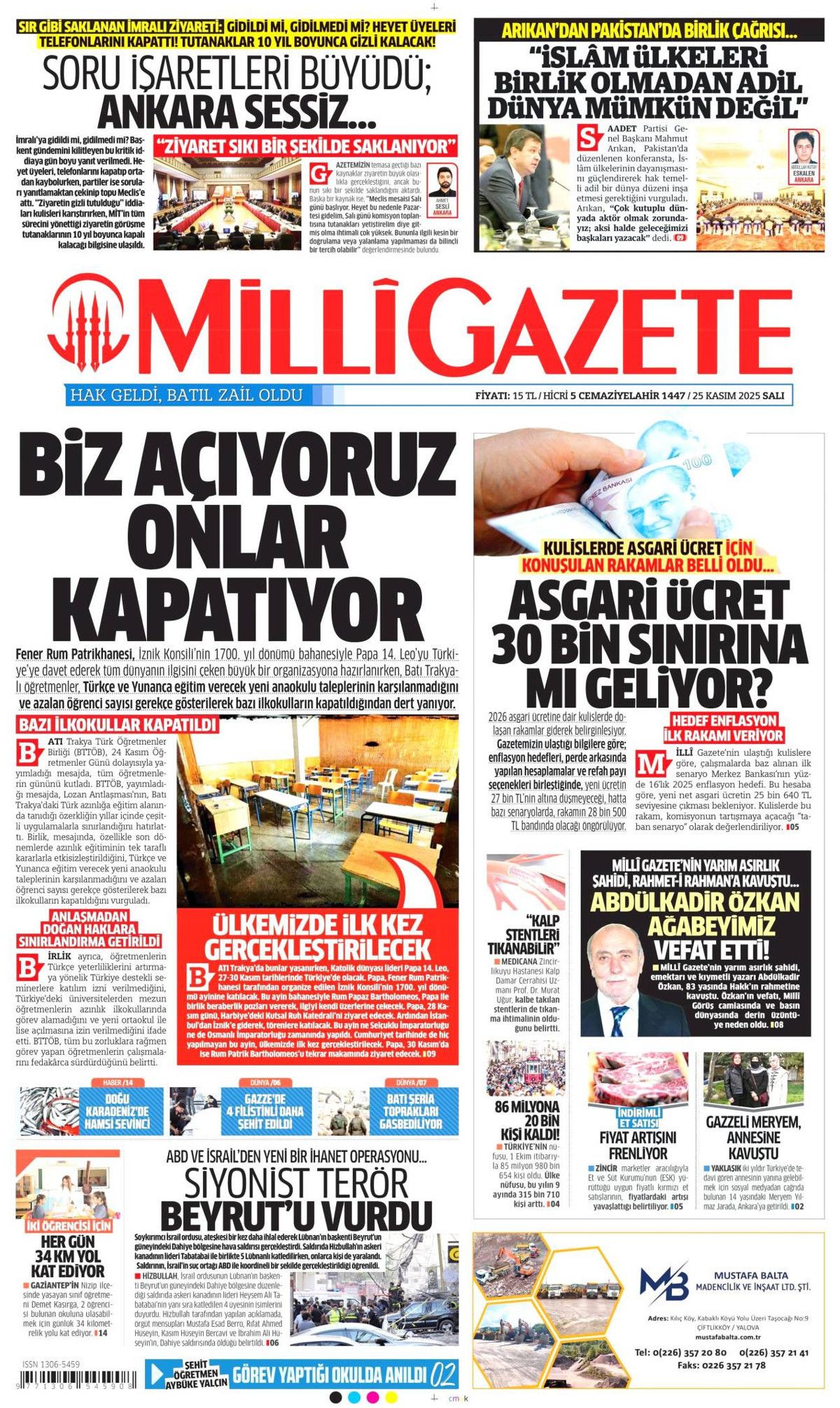 İmralı heyeti olumlu döndü! Terörsüz Türkiye Komisyonu-Öcalan görüşmesi manşetlerde... 12