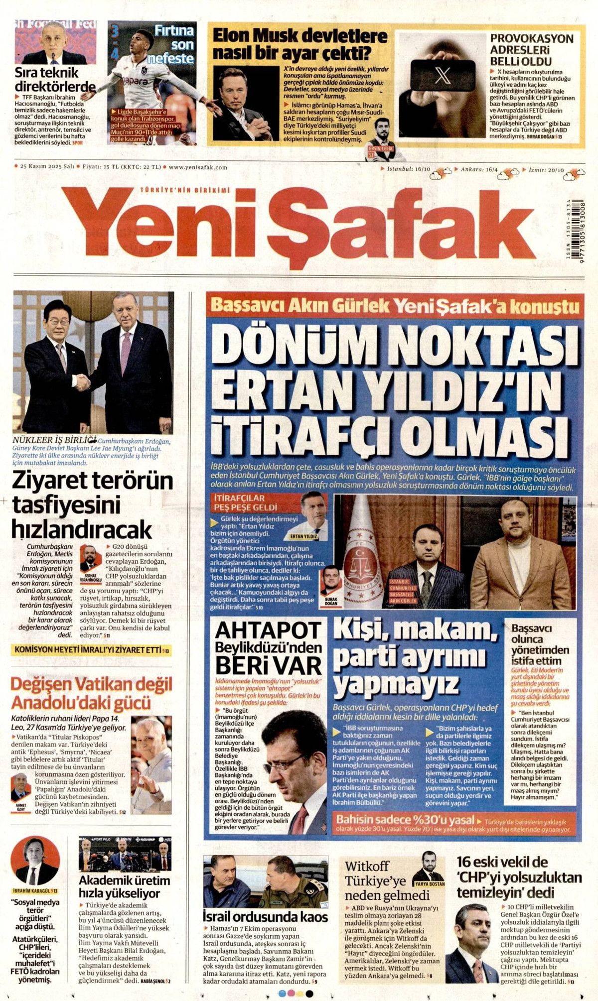 İmralı heyeti olumlu döndü! Terörsüz Türkiye Komisyonu-Öcalan görüşmesi manşetlerde... 5