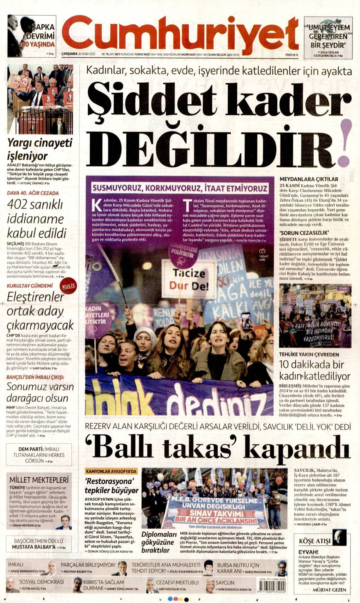 Devlet Bahçeli'nin "Terör bitsin de varsın sonumuz darağacı olsun" çıkışı manşetlerde! Hangi gazete nasıl gördü? 8