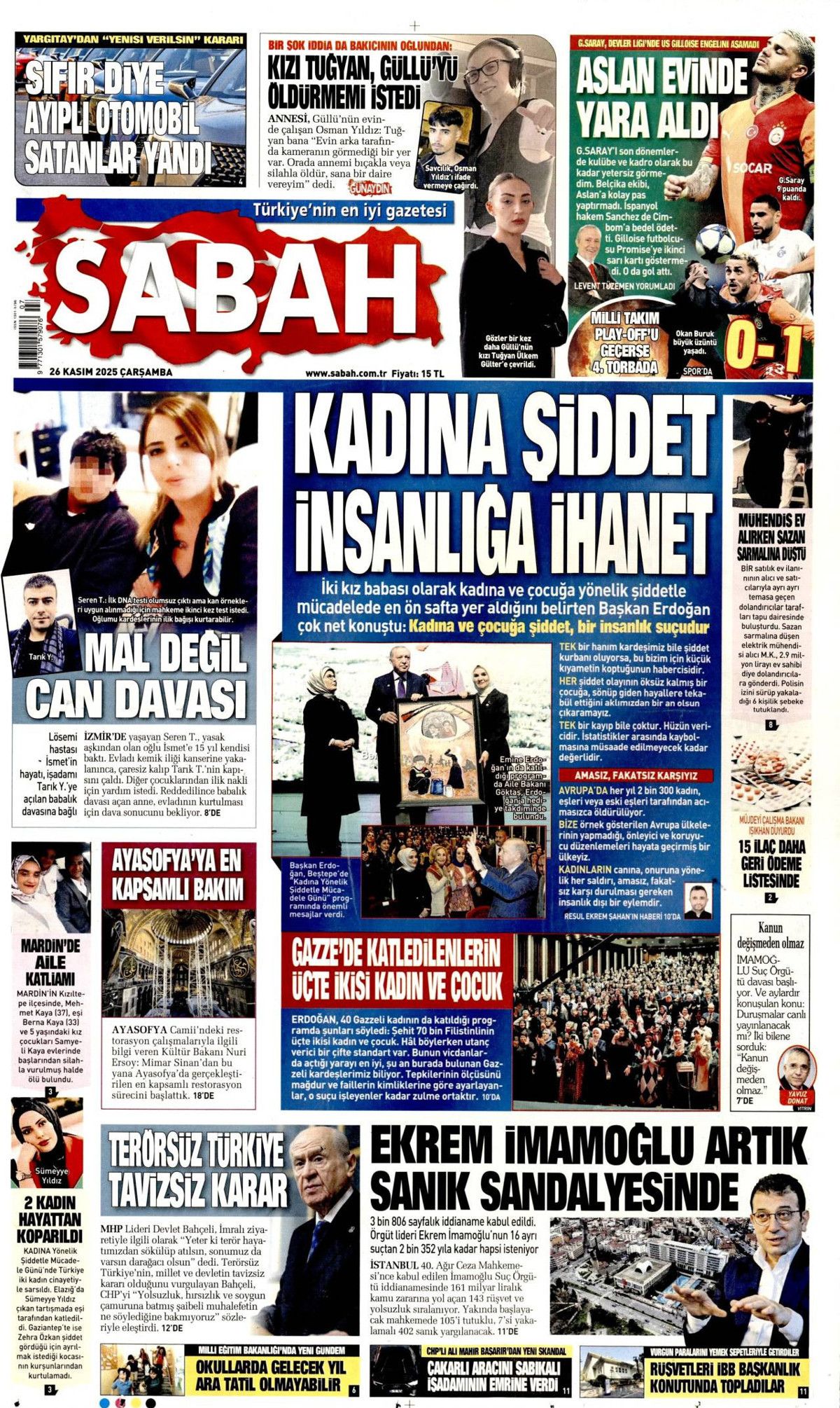 Devlet Bahçeli'nin "Terör bitsin de varsın sonumuz darağacı olsun" çıkışı manşetlerde! Hangi gazete nasıl gördü? 3