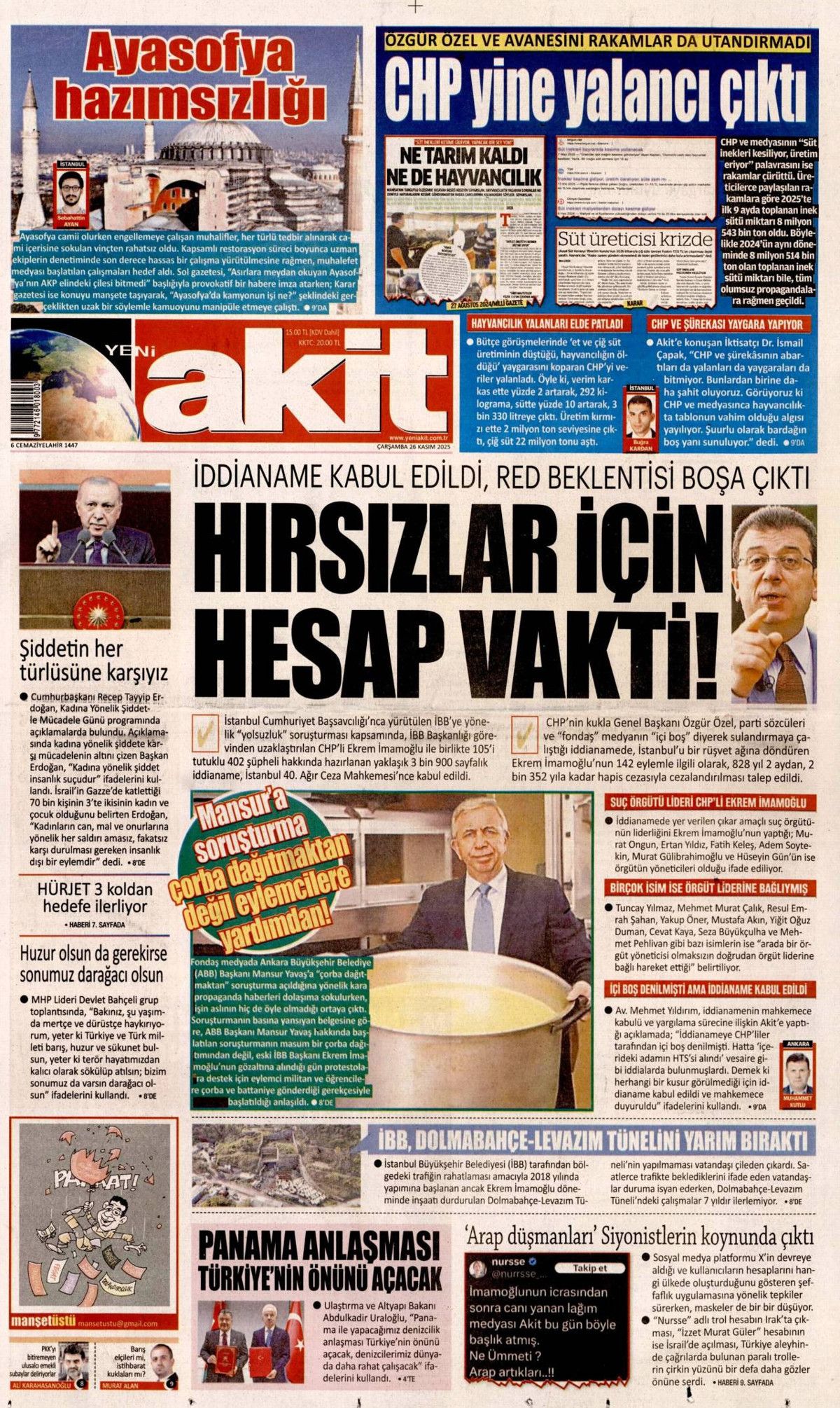Devlet Bahçeli'nin "Terör bitsin de varsın sonumuz darağacı olsun" çıkışı manşetlerde! Hangi gazete nasıl gördü? 17