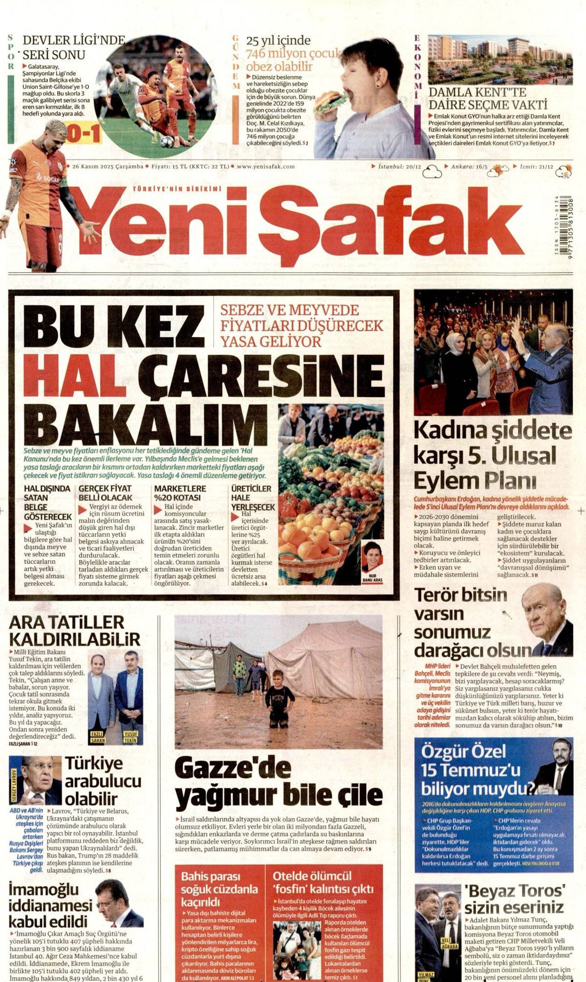 Devlet Bahçeli'nin "Terör bitsin de varsın sonumuz darağacı olsun" çıkışı manşetlerde! Hangi gazete nasıl gördü? 4