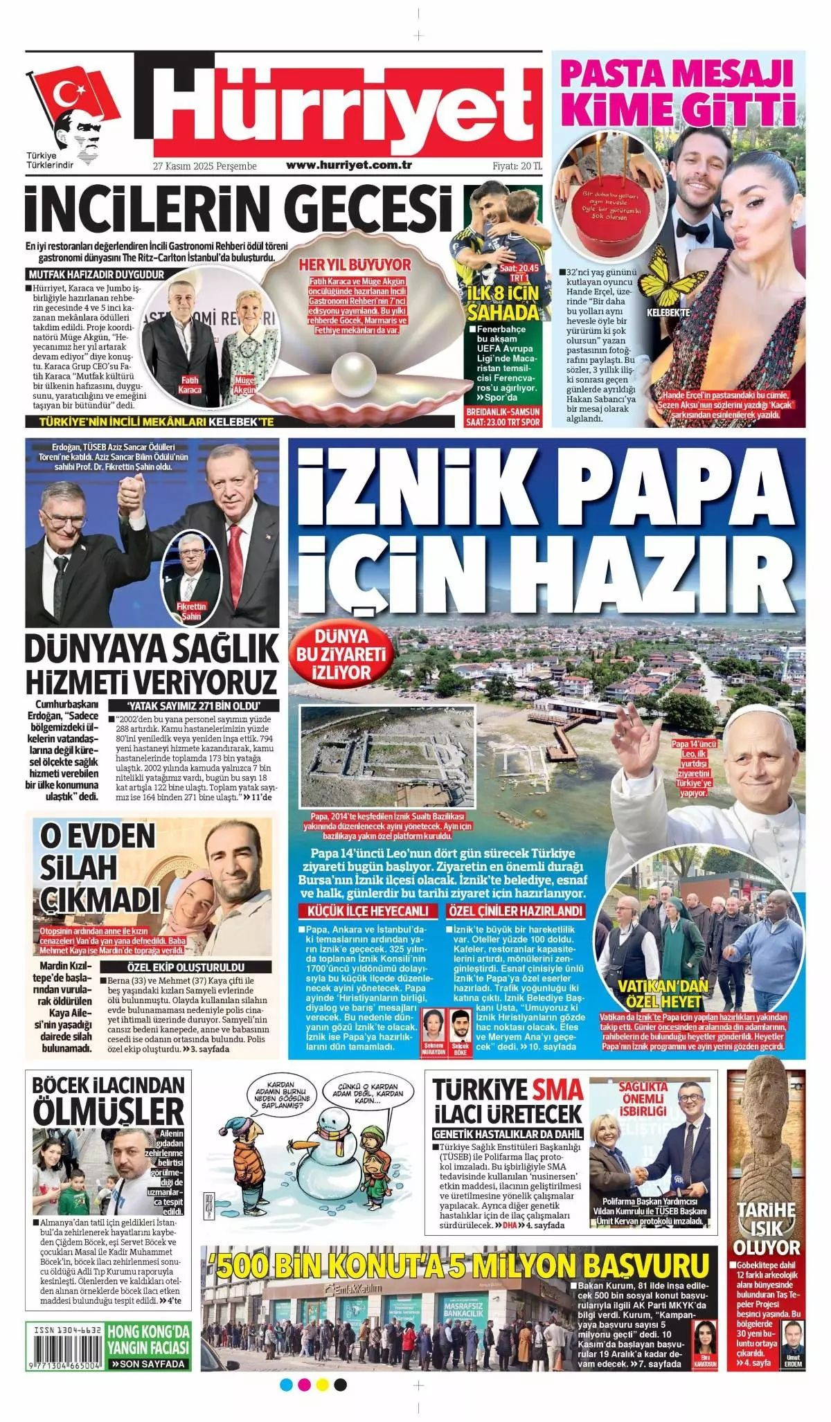 İznik, Papa için hazır... Dünyanın izlediği ziyaret manşetlerde! Hangi gazete nasıl gördü? 2