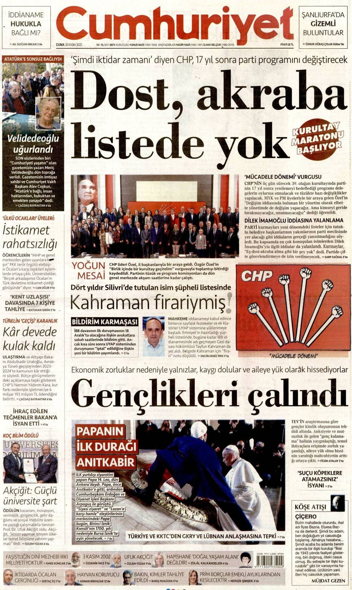 İznik, Papa için hazır... Dünyanın izlediği ziyaret manşetlerde! Hangi gazete nasıl gördü? 7
