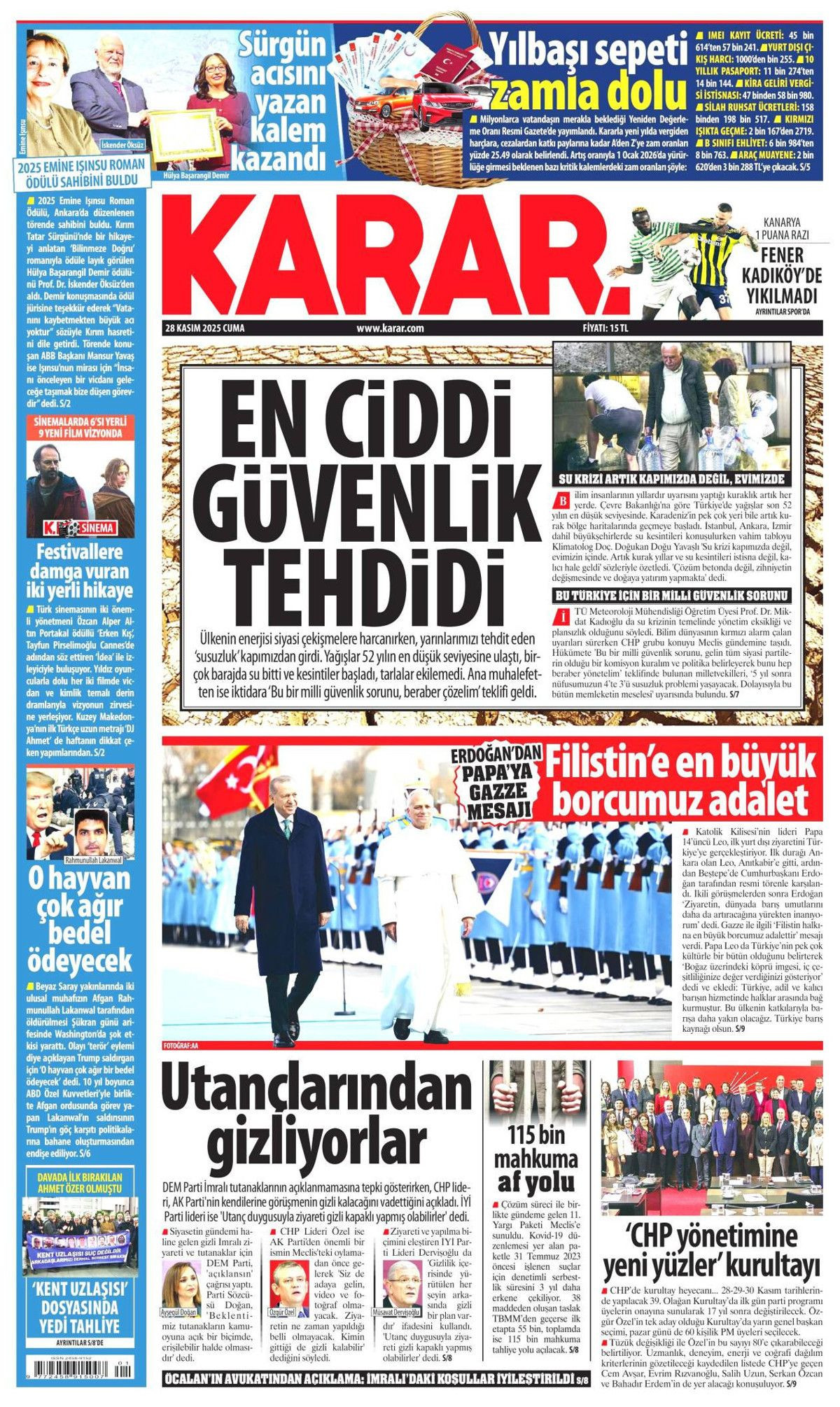 İznik, Papa için hazır... Dünyanın izlediği ziyaret manşetlerde! Hangi gazete nasıl gördü? 10