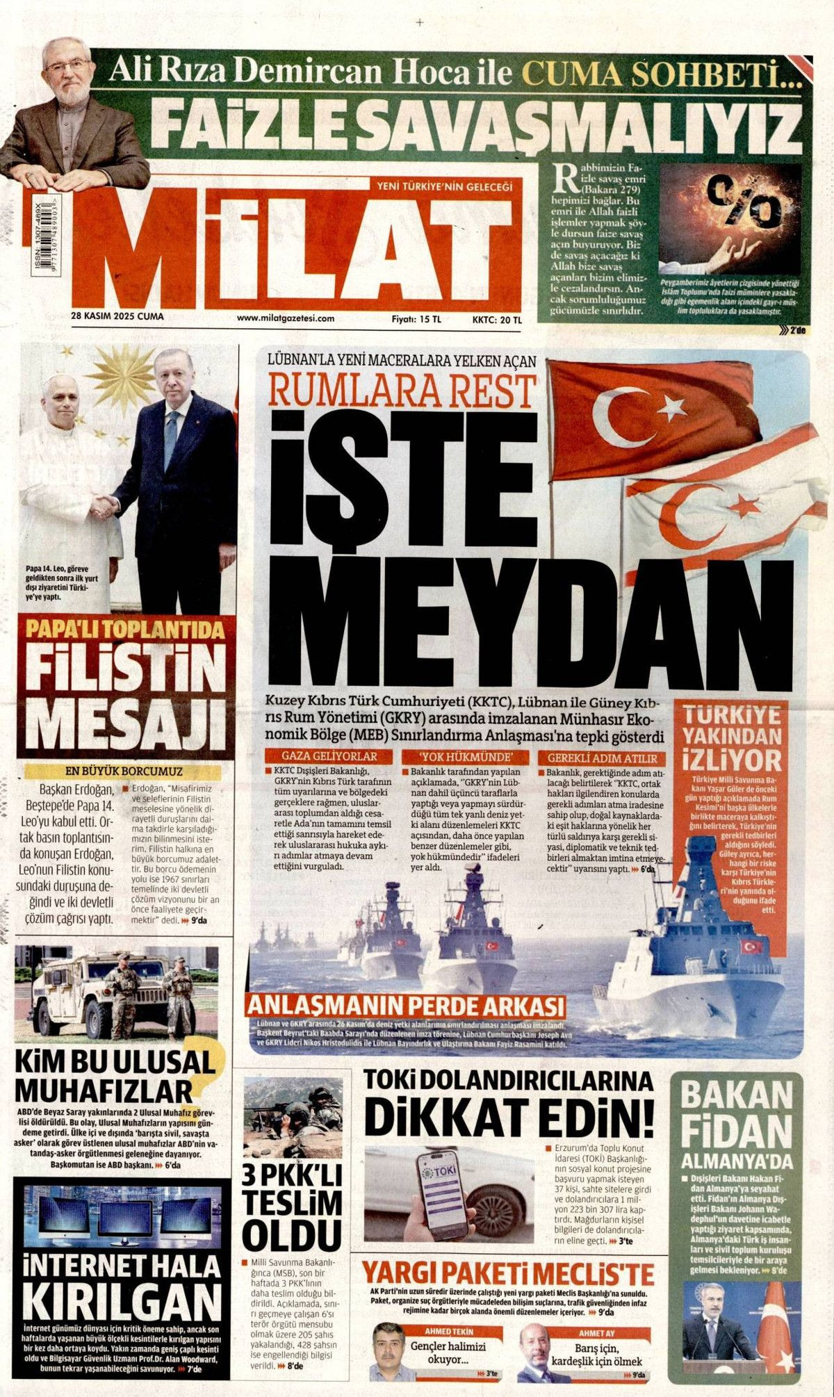 İznik, Papa için hazır... Dünyanın izlediği ziyaret manşetlerde! Hangi gazete nasıl gördü? 17