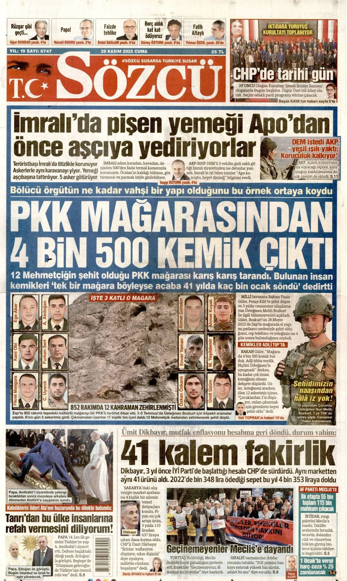 İznik, Papa için hazır... Dünyanın izlediği ziyaret manşetlerde! Hangi gazete nasıl gördü? 6
