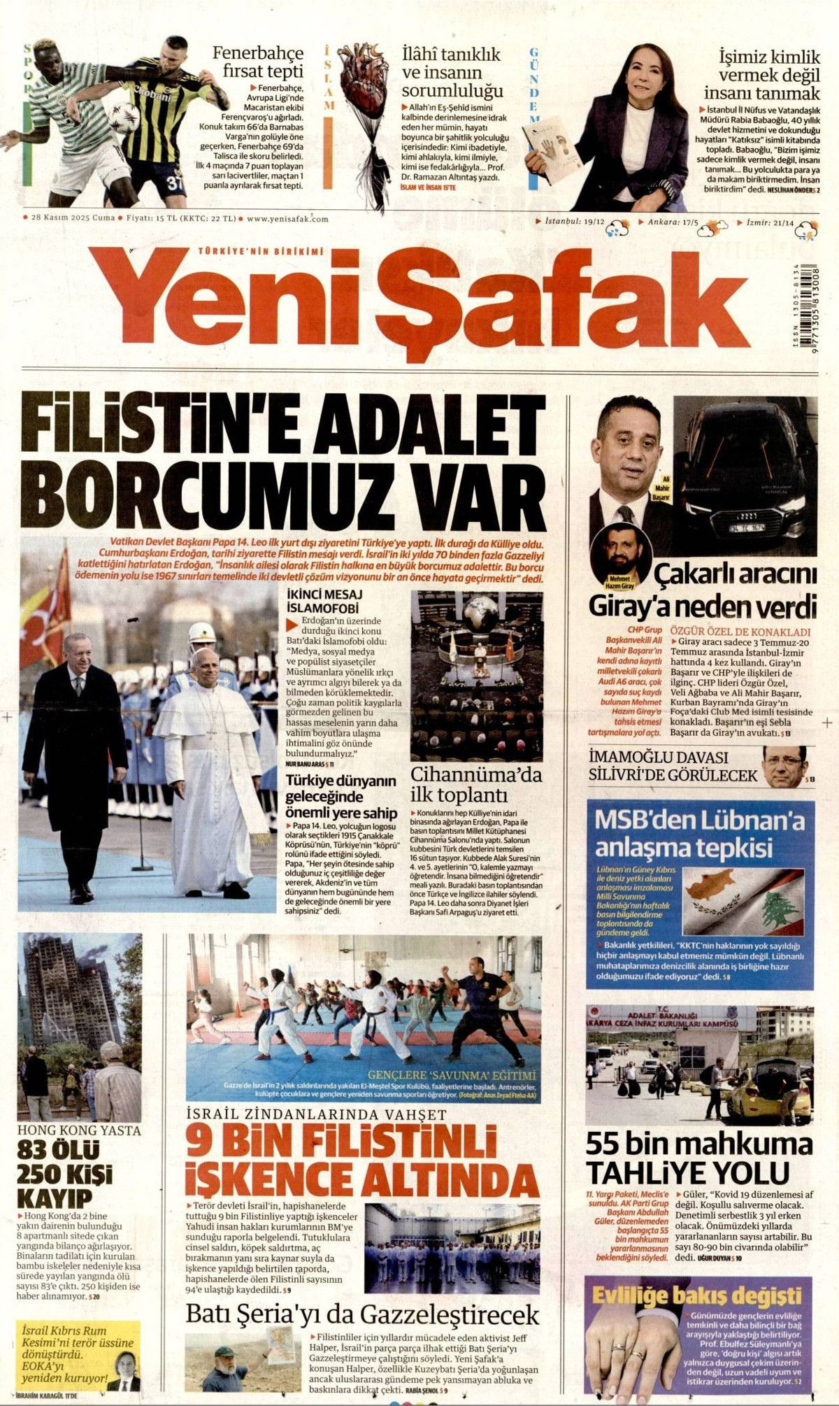 İznik, Papa için hazır... Dünyanın izlediği ziyaret manşetlerde! Hangi gazete nasıl gördü? 4