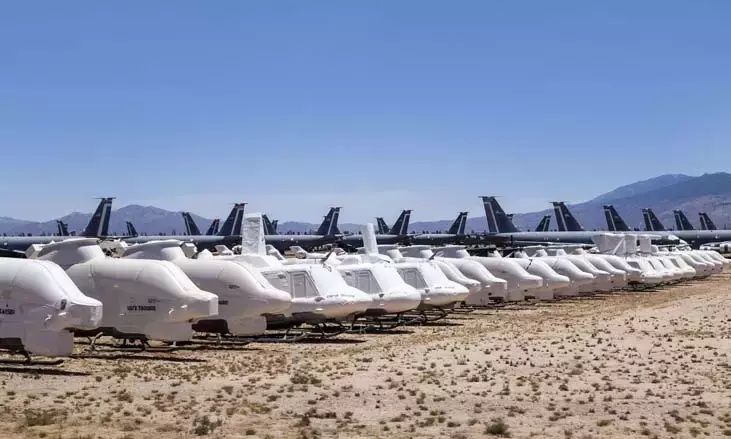 Çölün ortasındaki 35 milyar dolarlık sır! ABD’nin görünmez filosu Tucson’da saklanıyor! Binlerce uçak neden çölde tutuluyor? 8