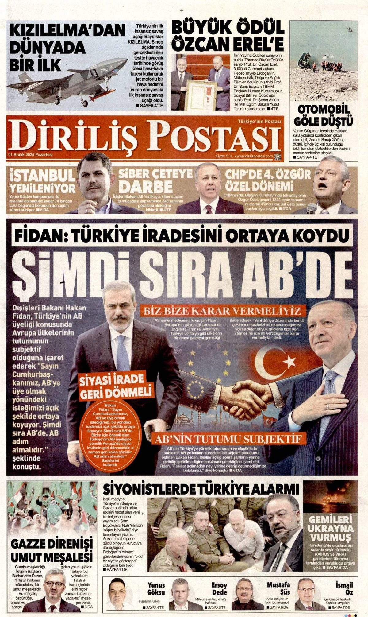 Havadaki kuralları değiştiren atış manşetlerde! KIZILELMA'dan dünyada bir ilk... 15