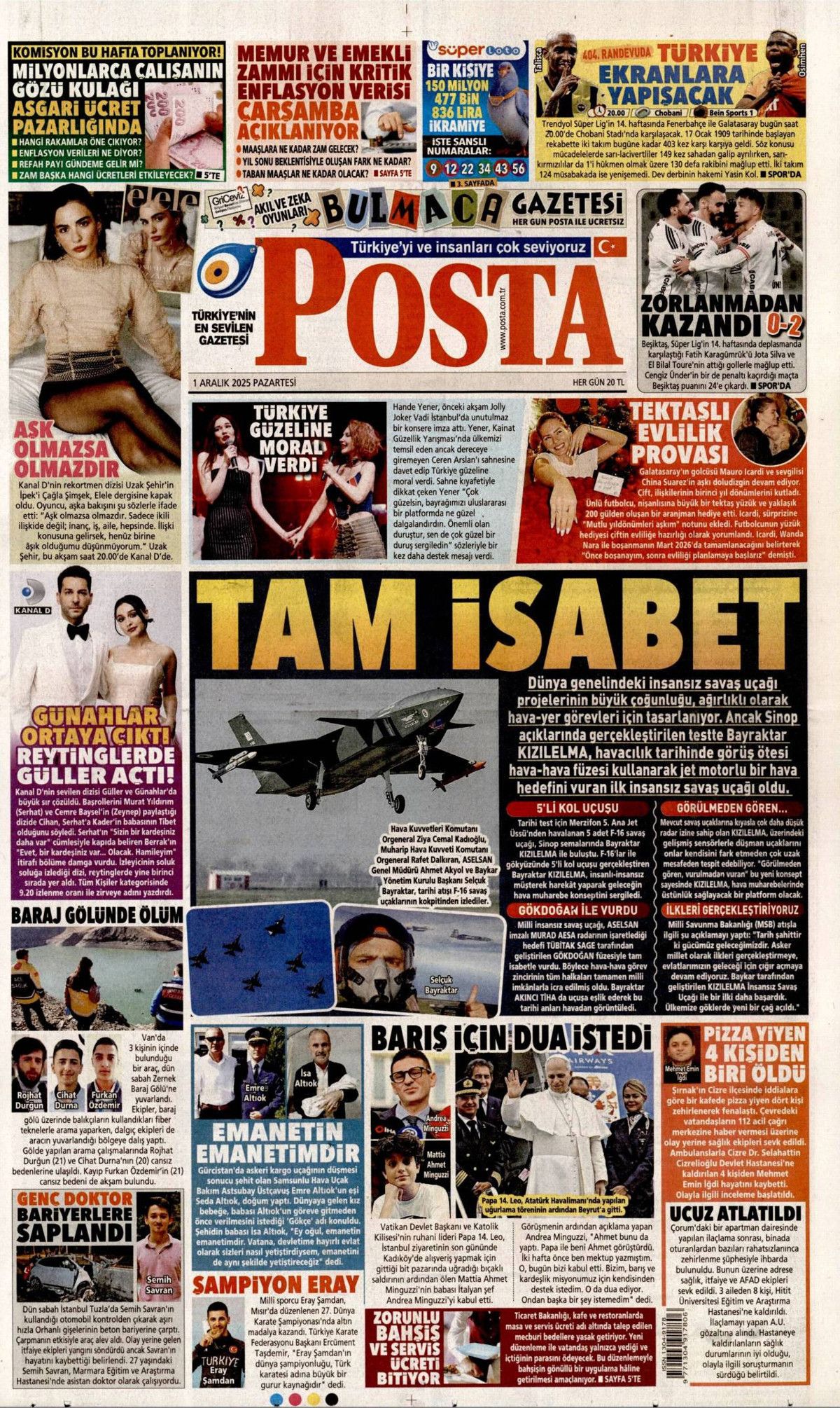 Havadaki kuralları değiştiren atış manşetlerde! KIZILELMA'dan dünyada bir ilk... 23