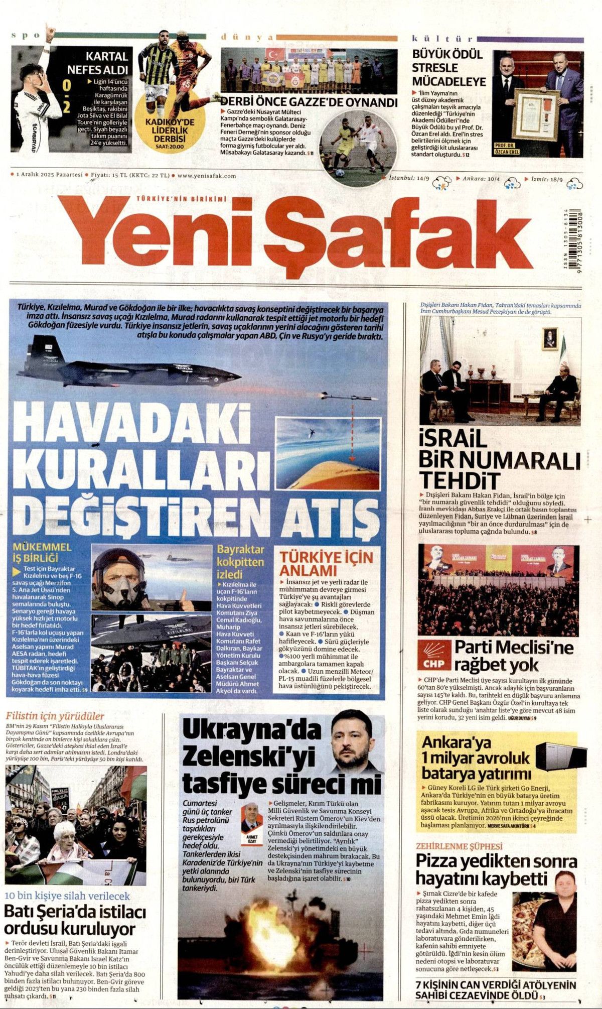 Havadaki kuralları değiştiren atış manşetlerde! KIZILELMA'dan dünyada bir ilk... 4