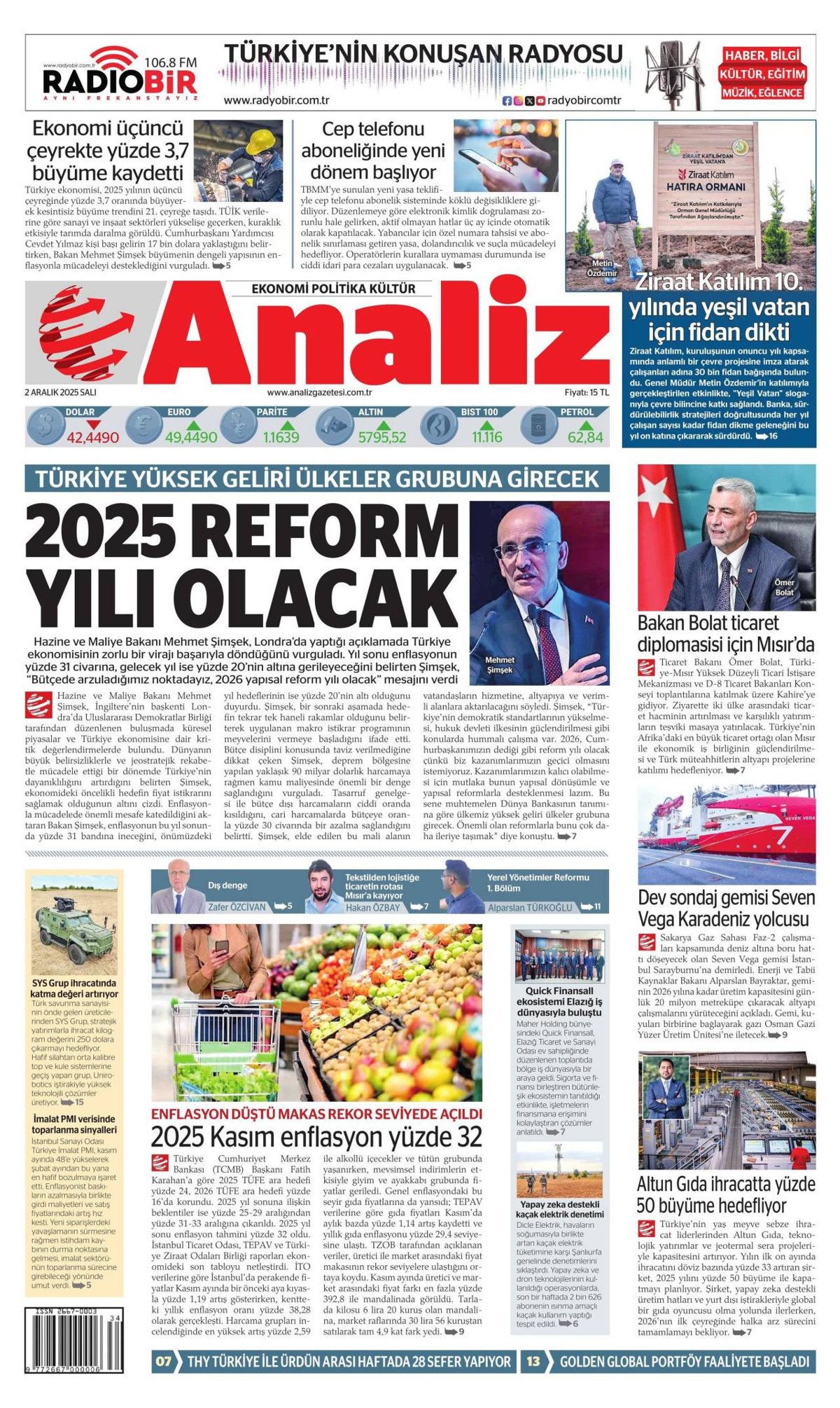 Topyekün kalkınma seferberliği başlıyor! Cumhurbaşkanı Erdoğan'ın müjdesi manşetlerde... 21