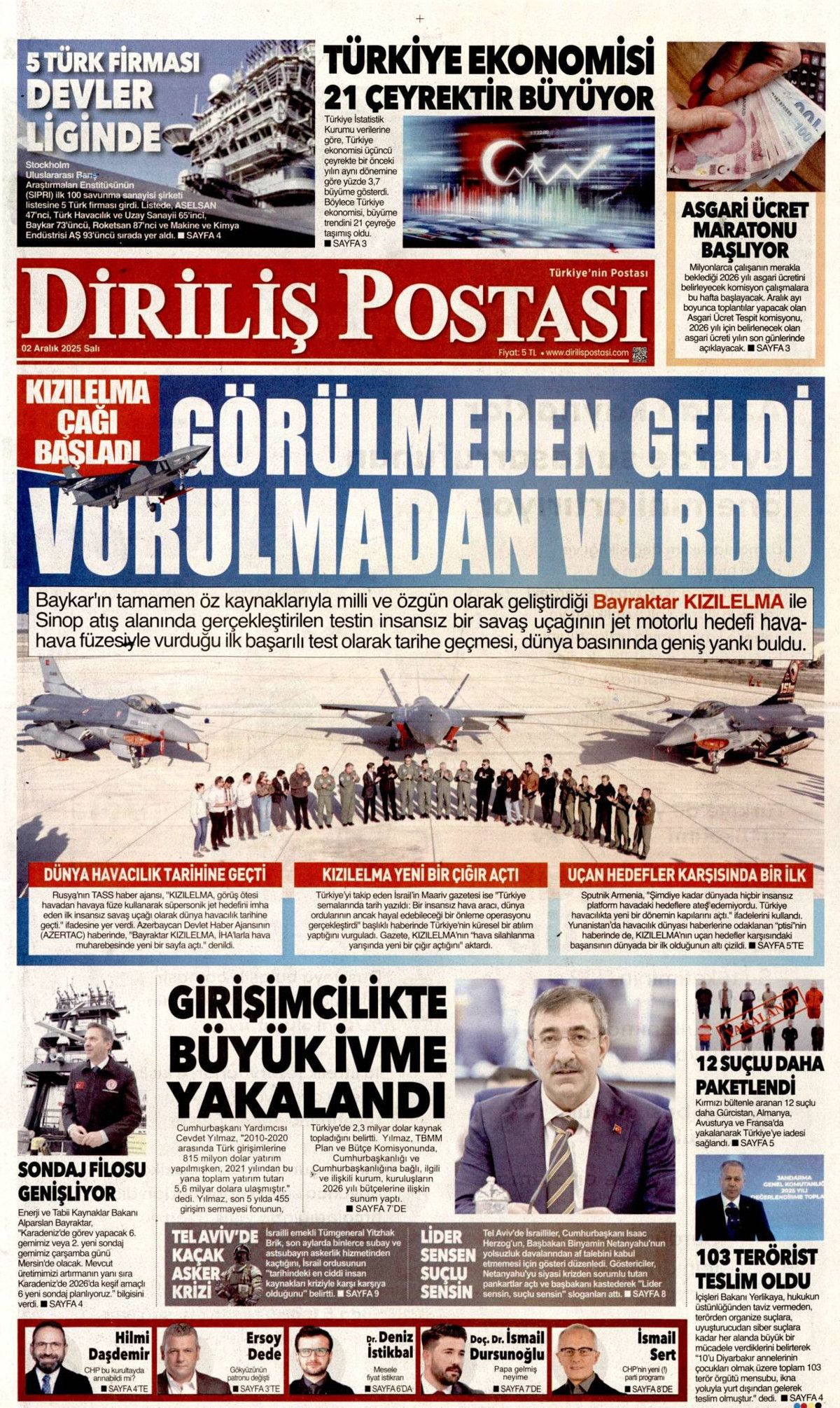 Topyekün kalkınma seferberliği başlıyor! Cumhurbaşkanı Erdoğan'ın müjdesi manşetlerde... 12