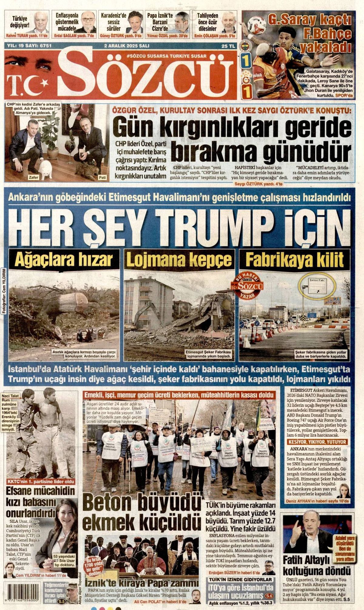 Topyekün kalkınma seferberliği başlıyor! Cumhurbaşkanı Erdoğan'ın müjdesi manşetlerde... 7