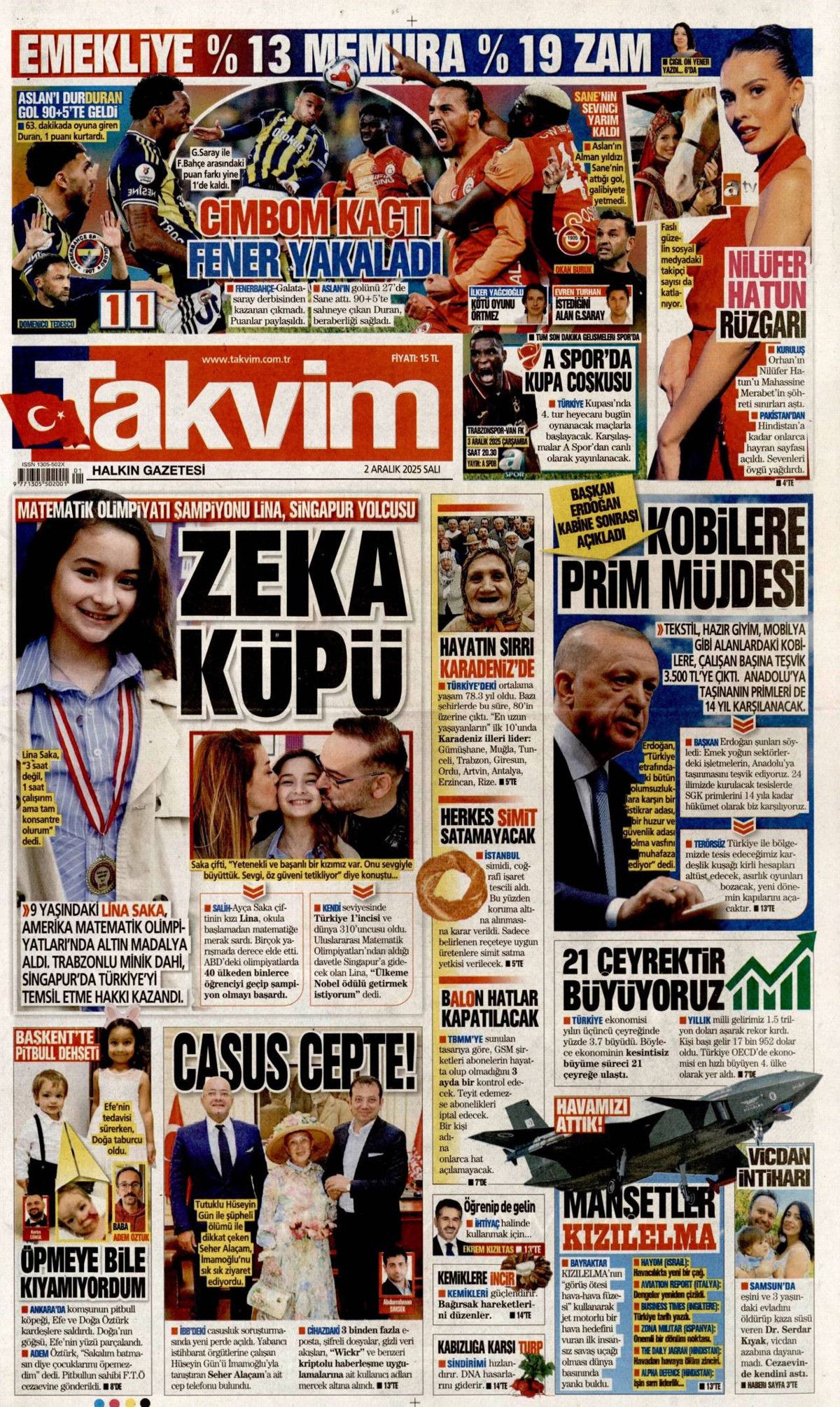 Topyekün kalkınma seferberliği başlıyor! Cumhurbaşkanı Erdoğan'ın müjdesi manşetlerde... 19