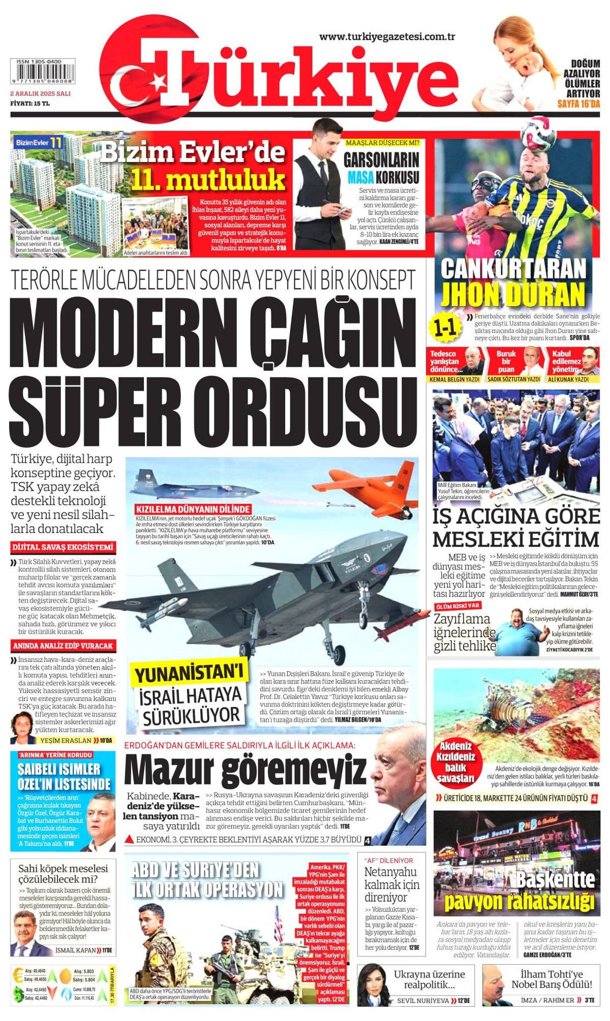 Topyekün kalkınma seferberliği başlıyor! Cumhurbaşkanı Erdoğan'ın müjdesi manşetlerde... 6