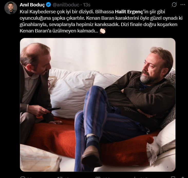 Kral Kaybederse için seyirciyi üzen final kararı! Halit Ergenç'in performansına övgüler yağdı 8