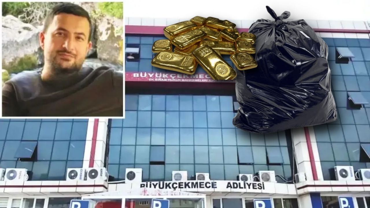 Büyükçekmece Adliyesi'ndeki 25 kilo altın kaçırma skandalının detayları ortaya çıktı! Katip Erdal Timurtaş 154 milyonu çöp poşetine doldurmuş... 1