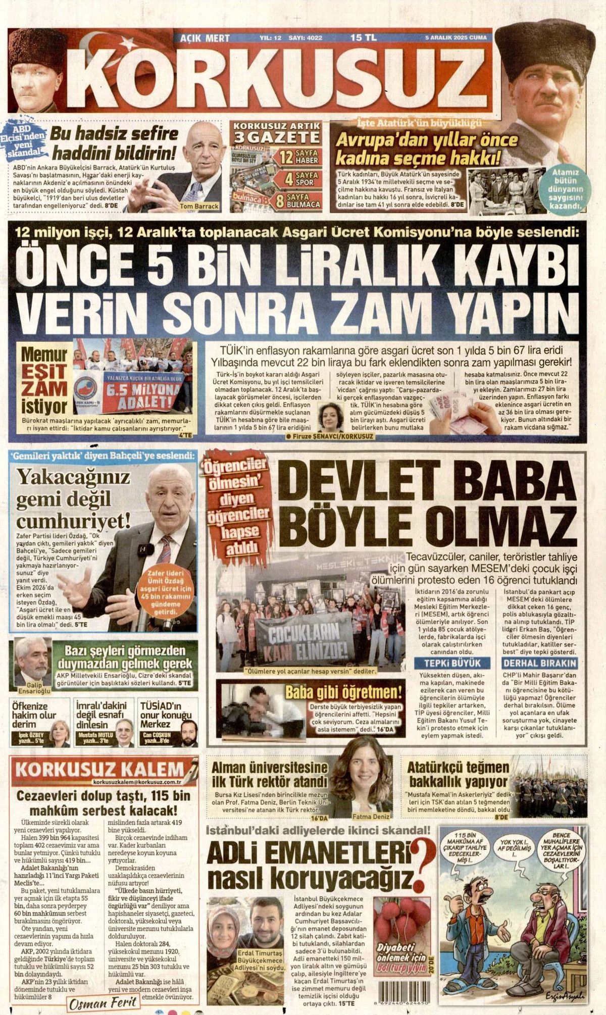 "Her türlü tehdidi bertaraf ederiz" Yunan Bakan Dendias'ın küstah sözlerine MSB'nin ayarı manşetlerde... 16