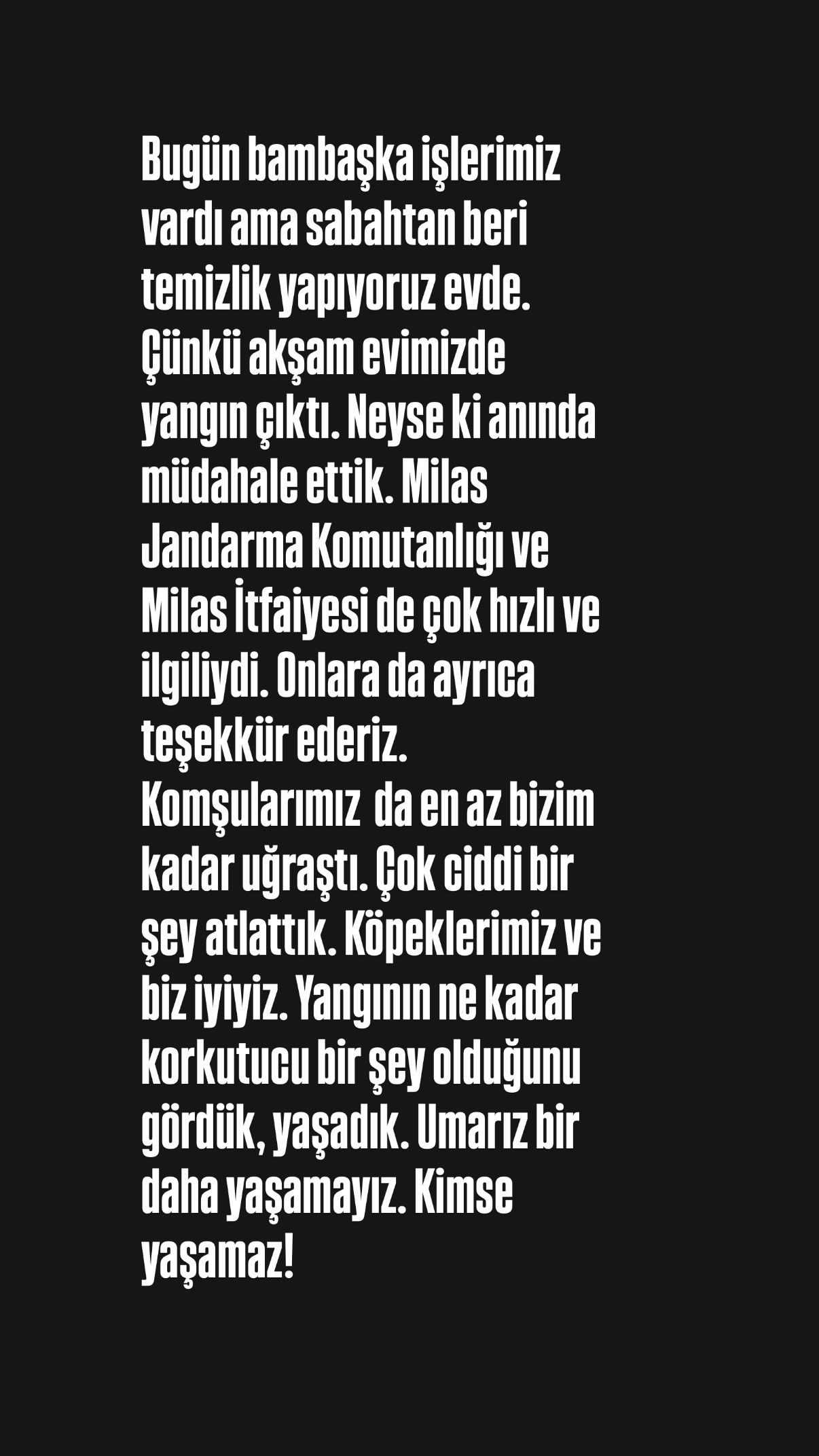 Ünlü oyuncu Yunus Günçe'nin evinde yangın çıktı 3