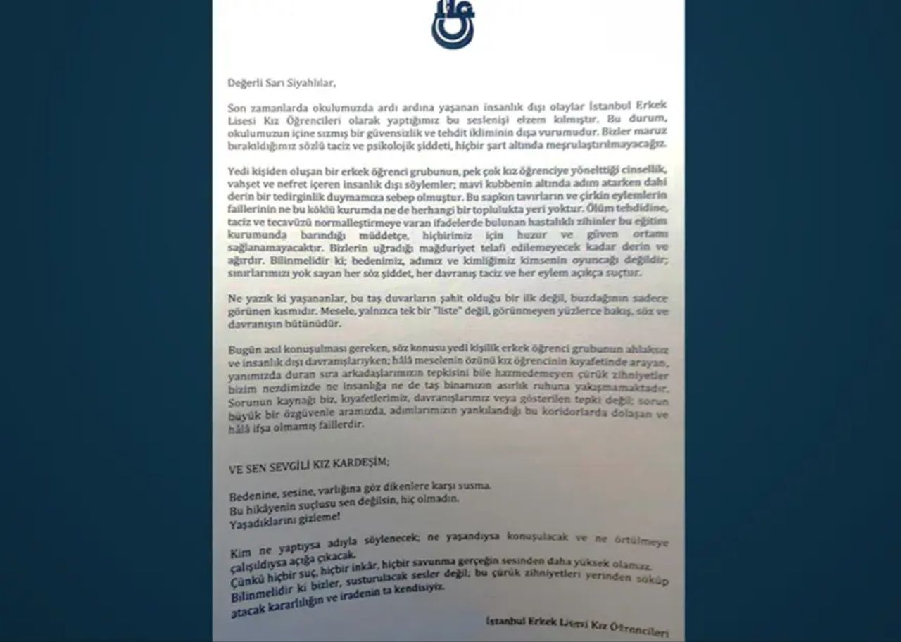 Türkiye'nin en köklü lisesi İstanbul Erkek Lisesi'nde taciz skandalı! Okul müdürü açığa alındı 6