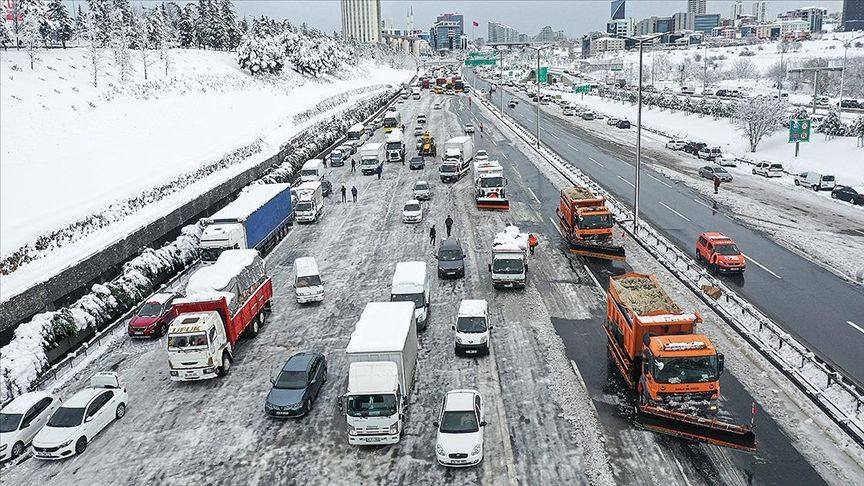 21 ile lapa lapa kar yağacak! İşte kar yağışı beklenen iller 9