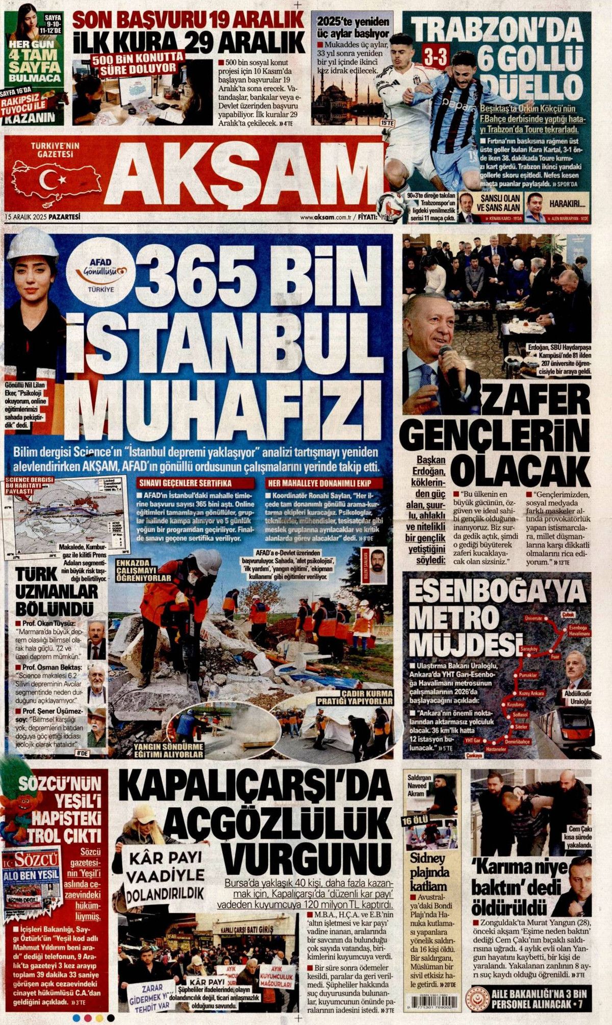 Ankara'da şifre: Stratejik sabır! İşte günün gazete manşetleri... 9