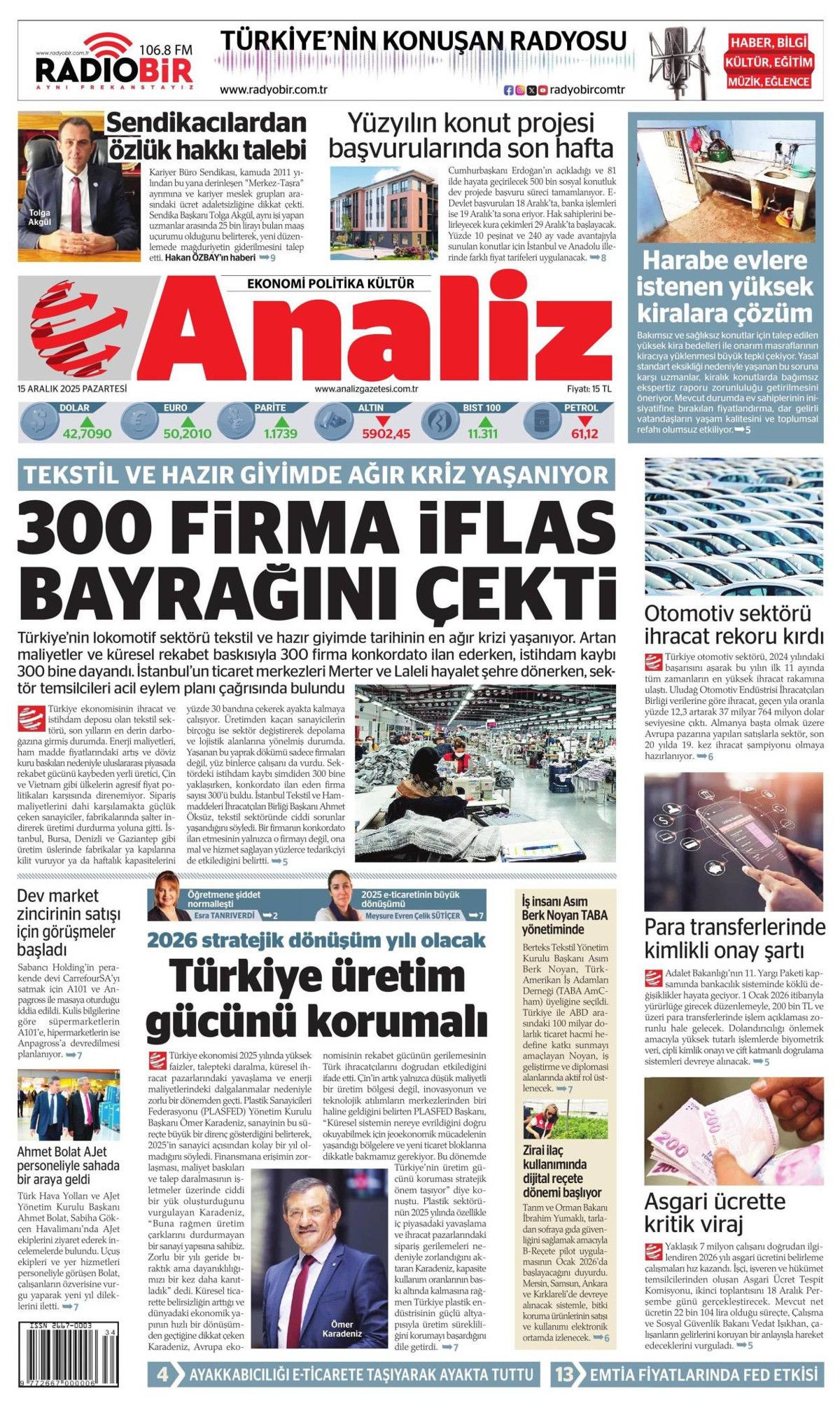 Ankara'da şifre: Stratejik sabır! İşte günün gazete manşetleri... 23