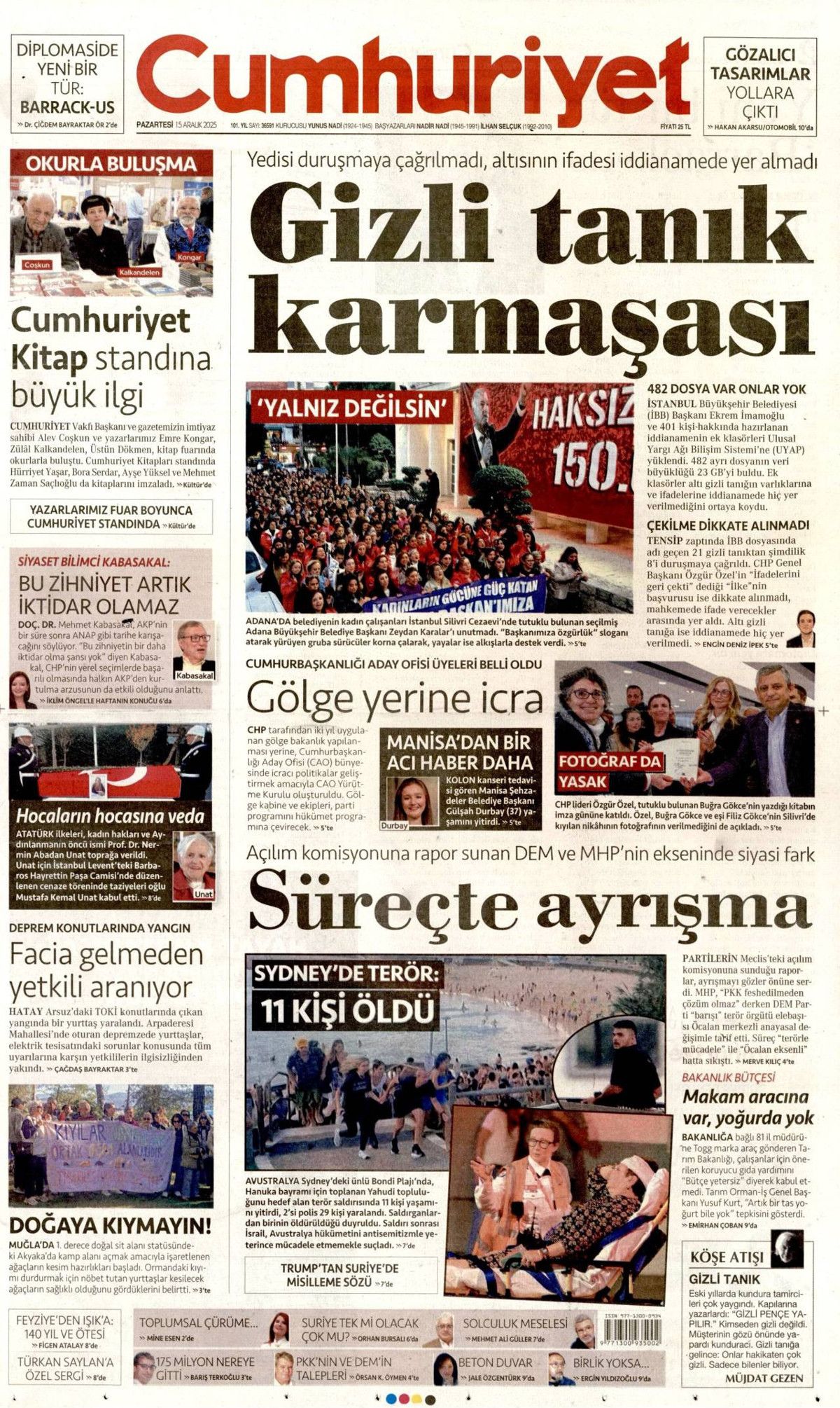 Ankara'da şifre: Stratejik sabır! İşte günün gazete manşetleri... 6