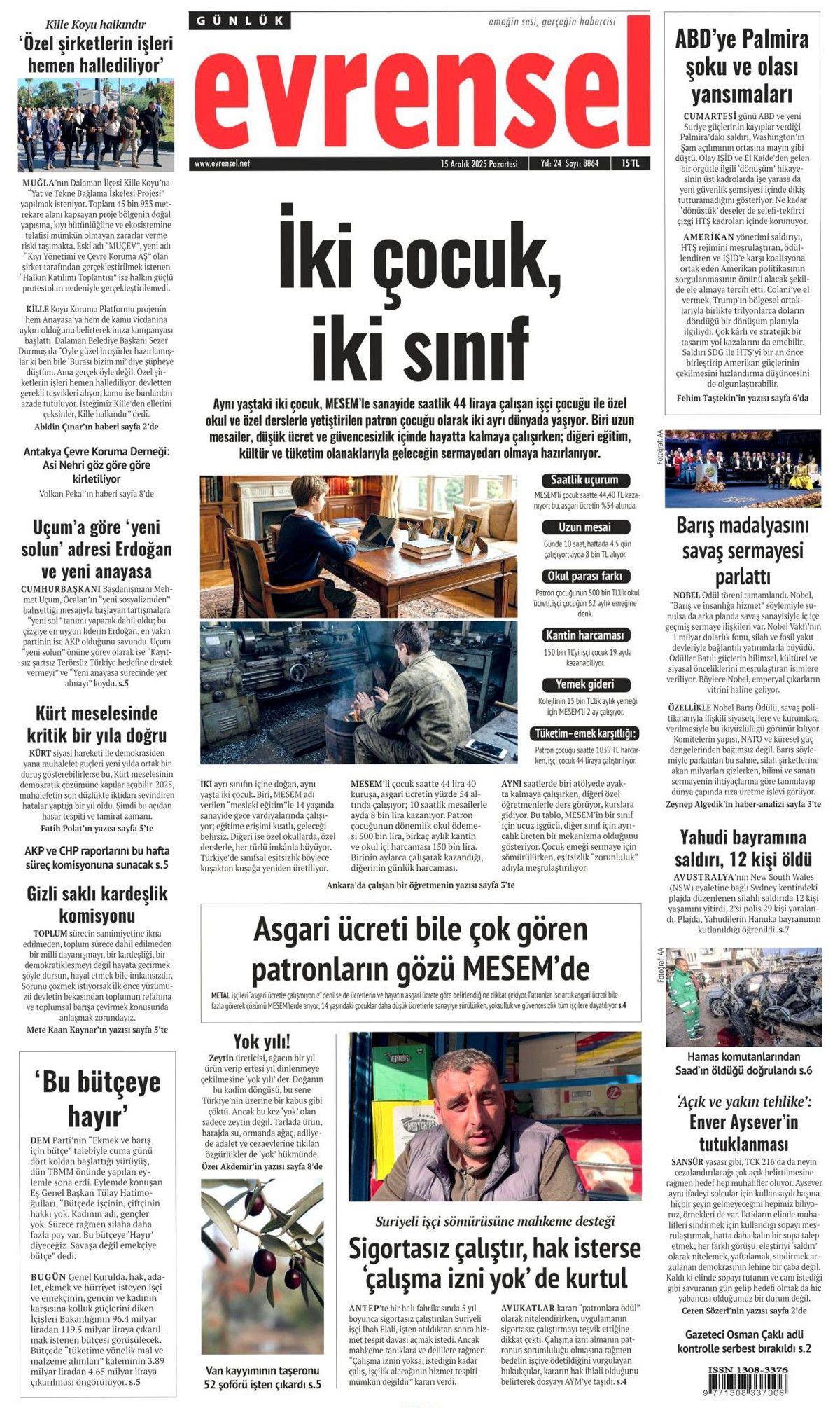 Ankara'da şifre: Stratejik sabır! İşte günün gazete manşetleri... 20